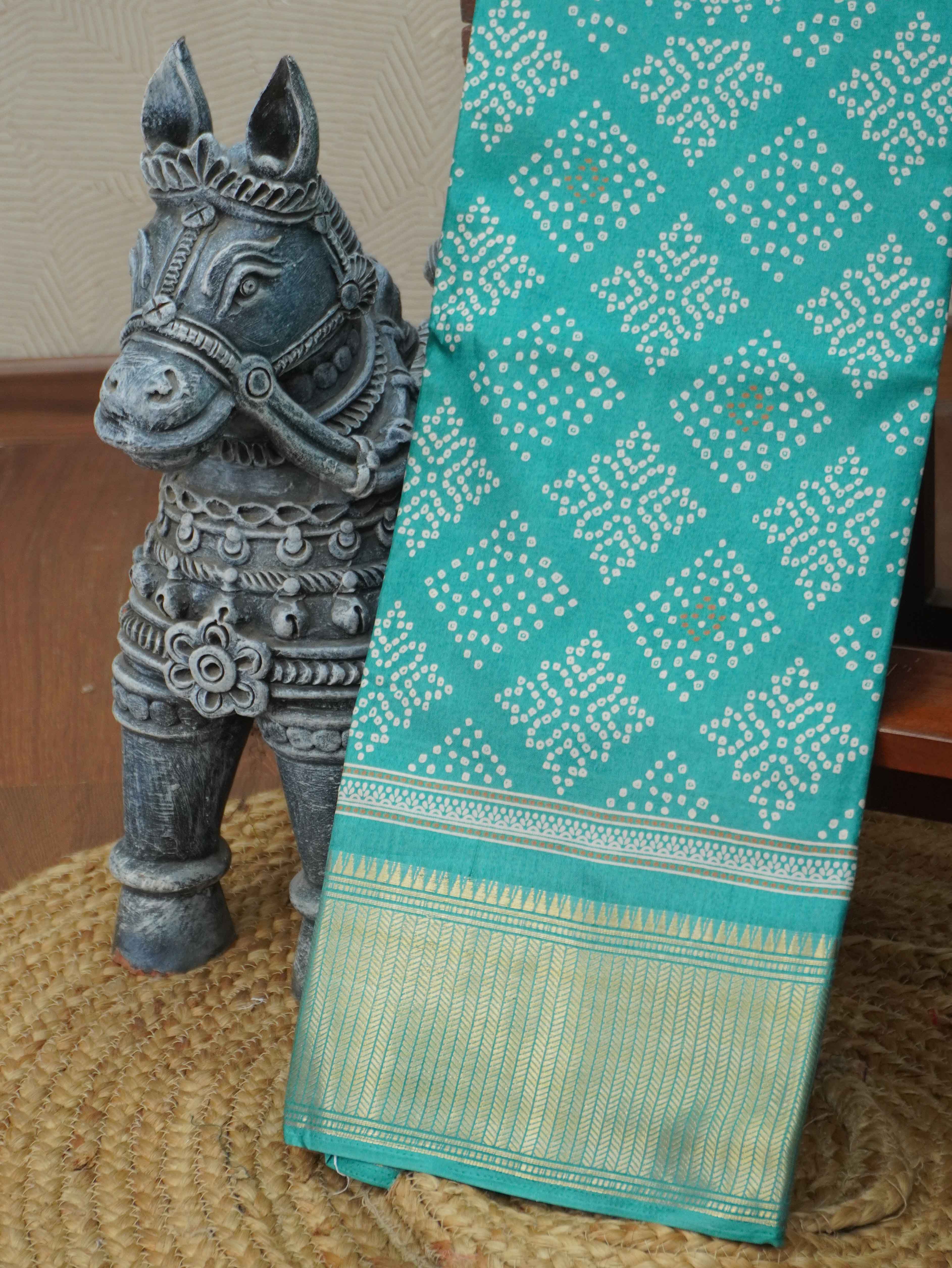 Printed Dola Saree | TTDS3425