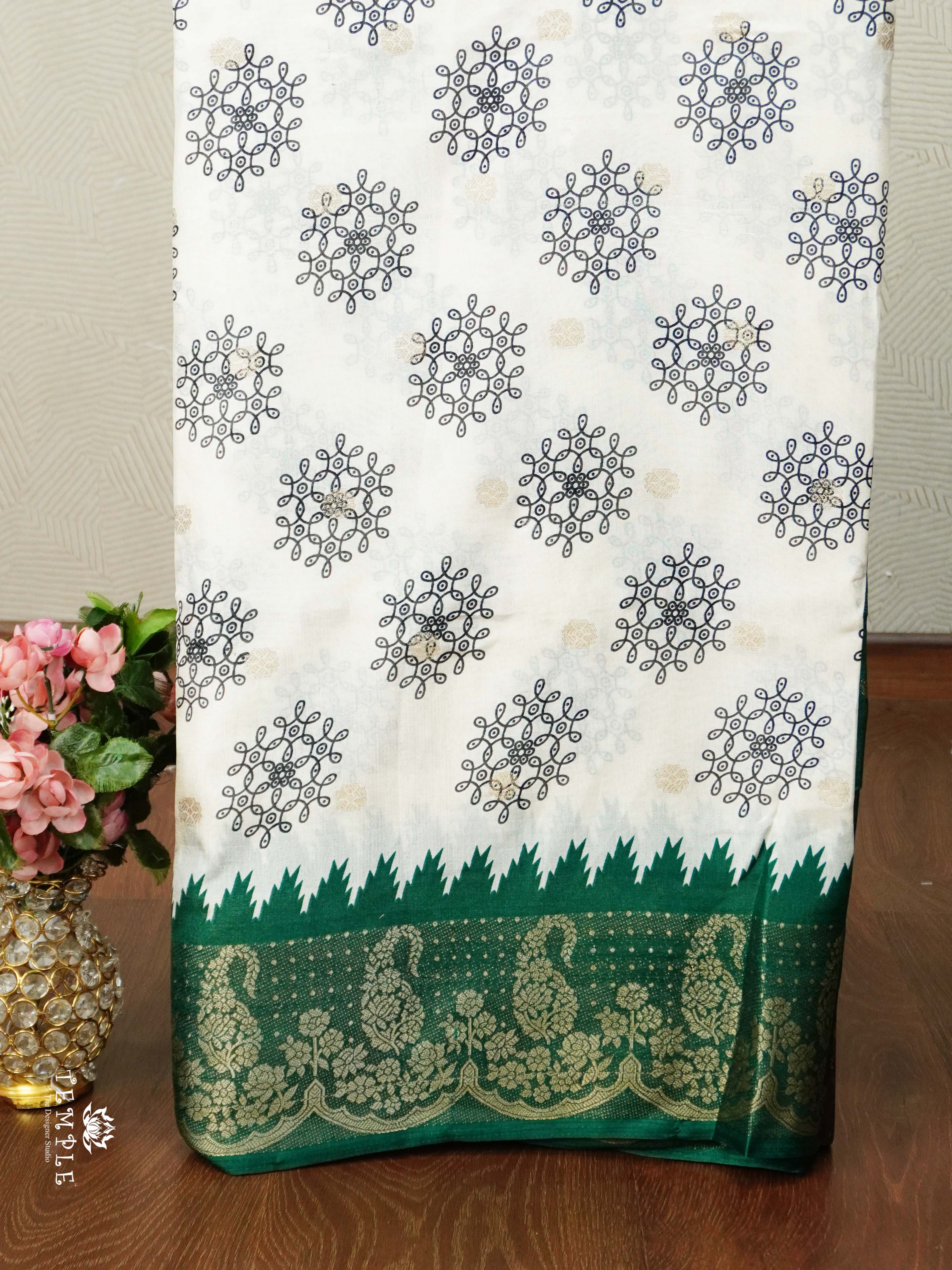 Georgette Sarees with Zari Weave | TTDS2498