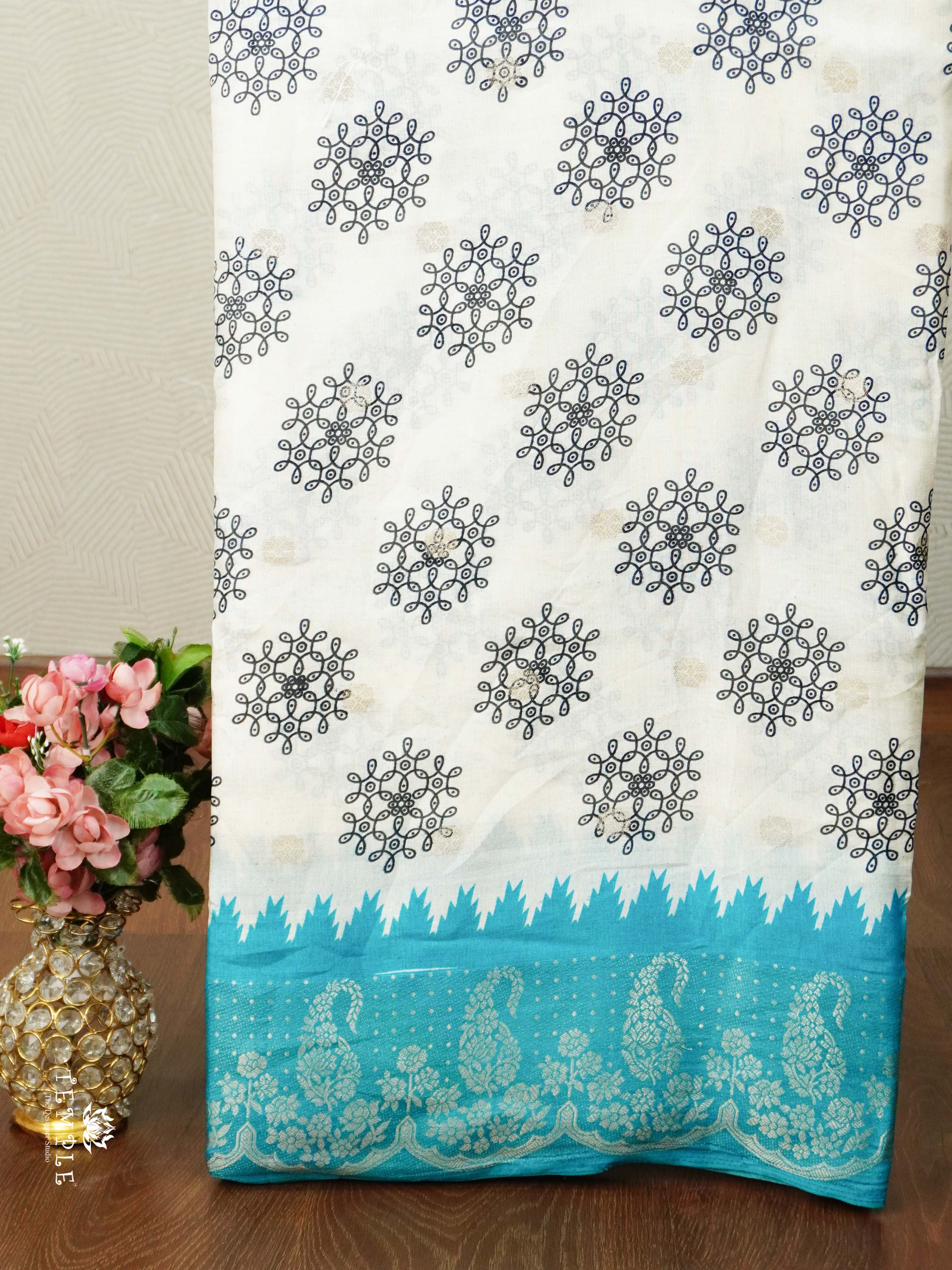Georgette Sarees with Zari Weave | TTDS2498