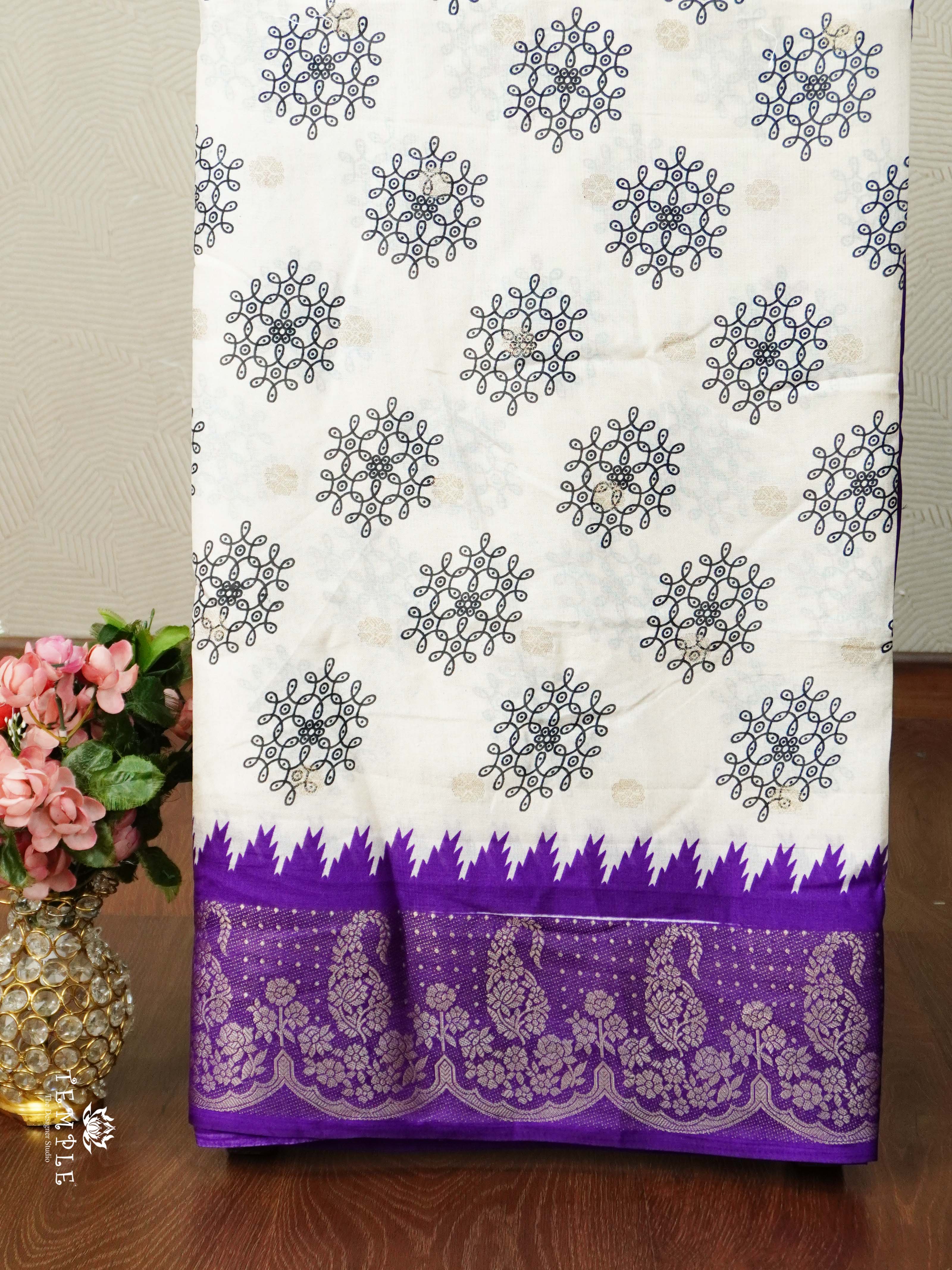 Georgette Sarees with Zari Weave | TTDS2498