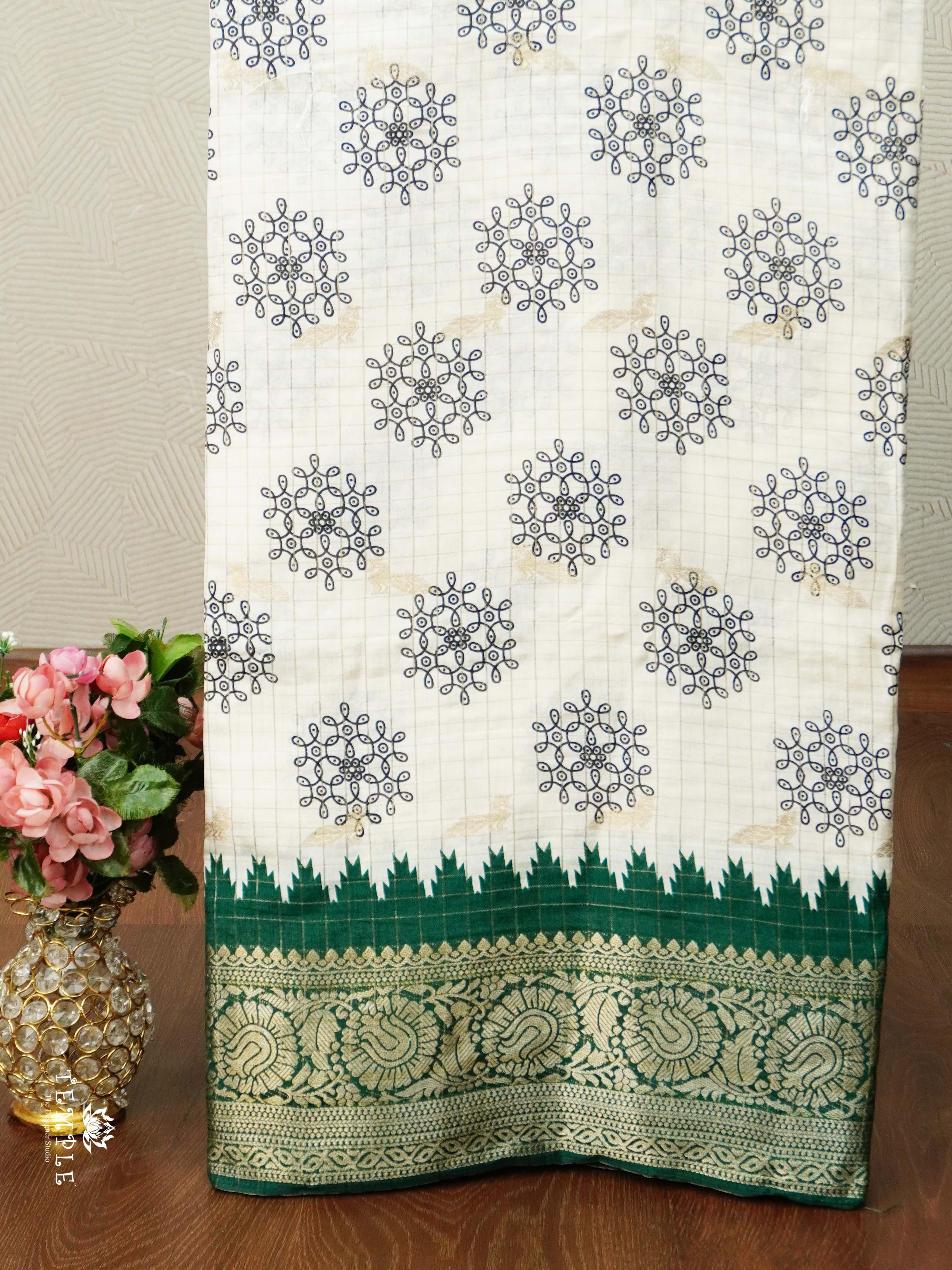 Georgette Sarees with Zari Weave | TTDS2499