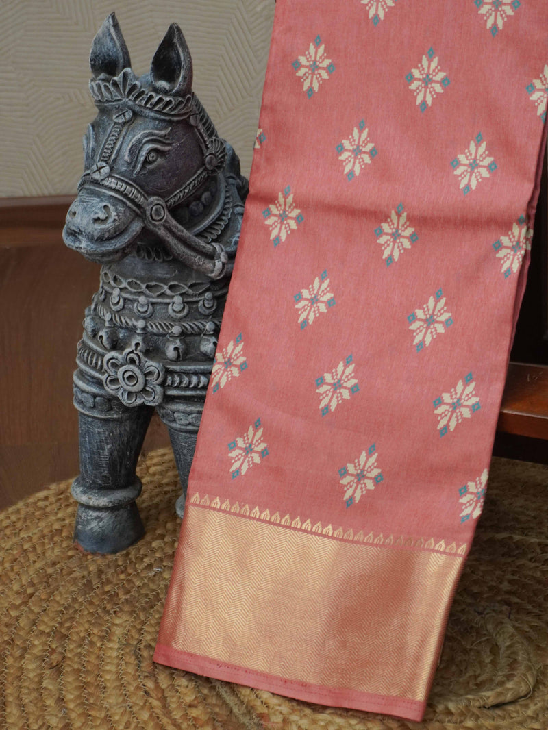 Printed Dola Saree | TTDS3427