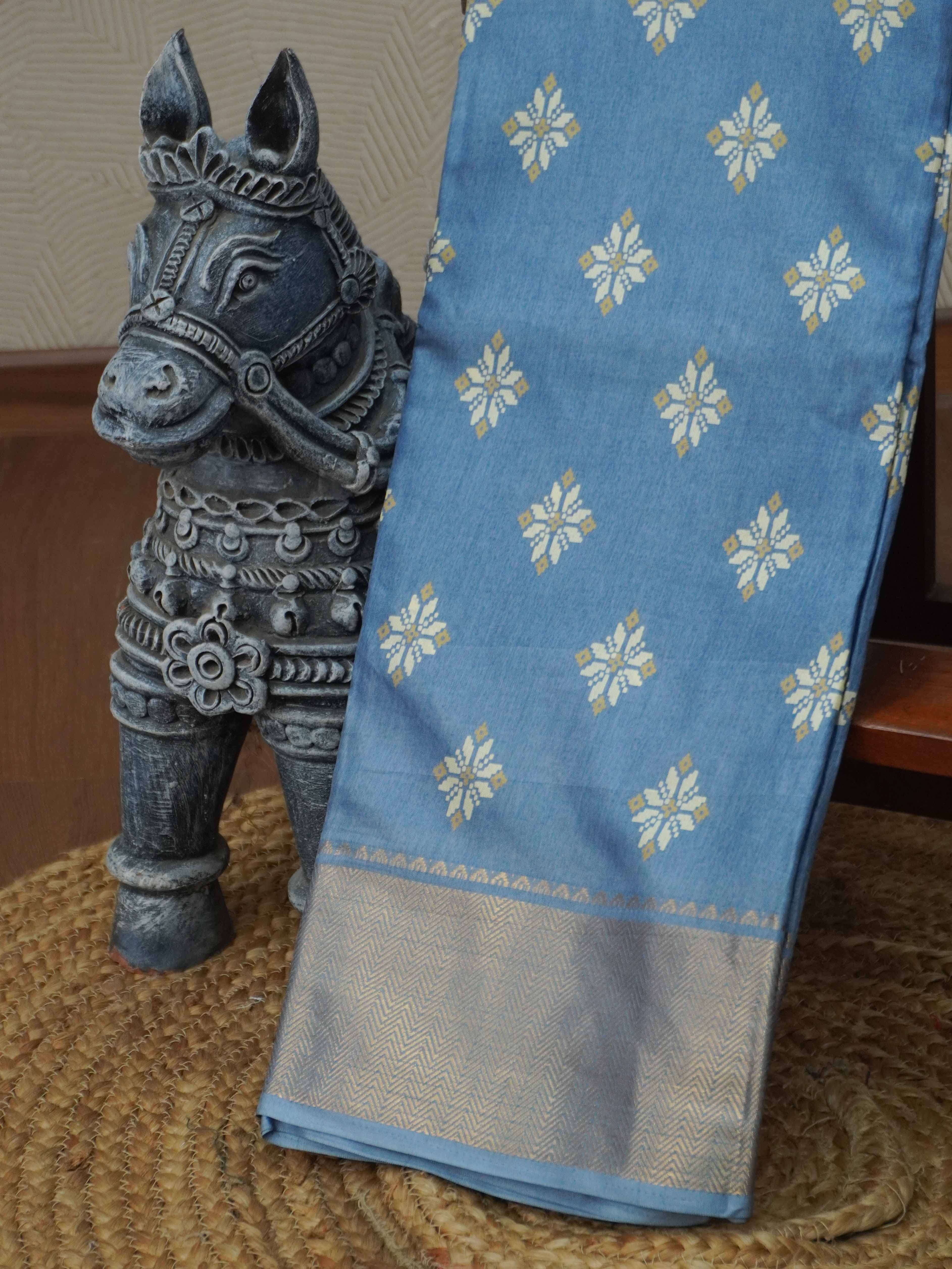 Printed Dola Saree | TTDS3427