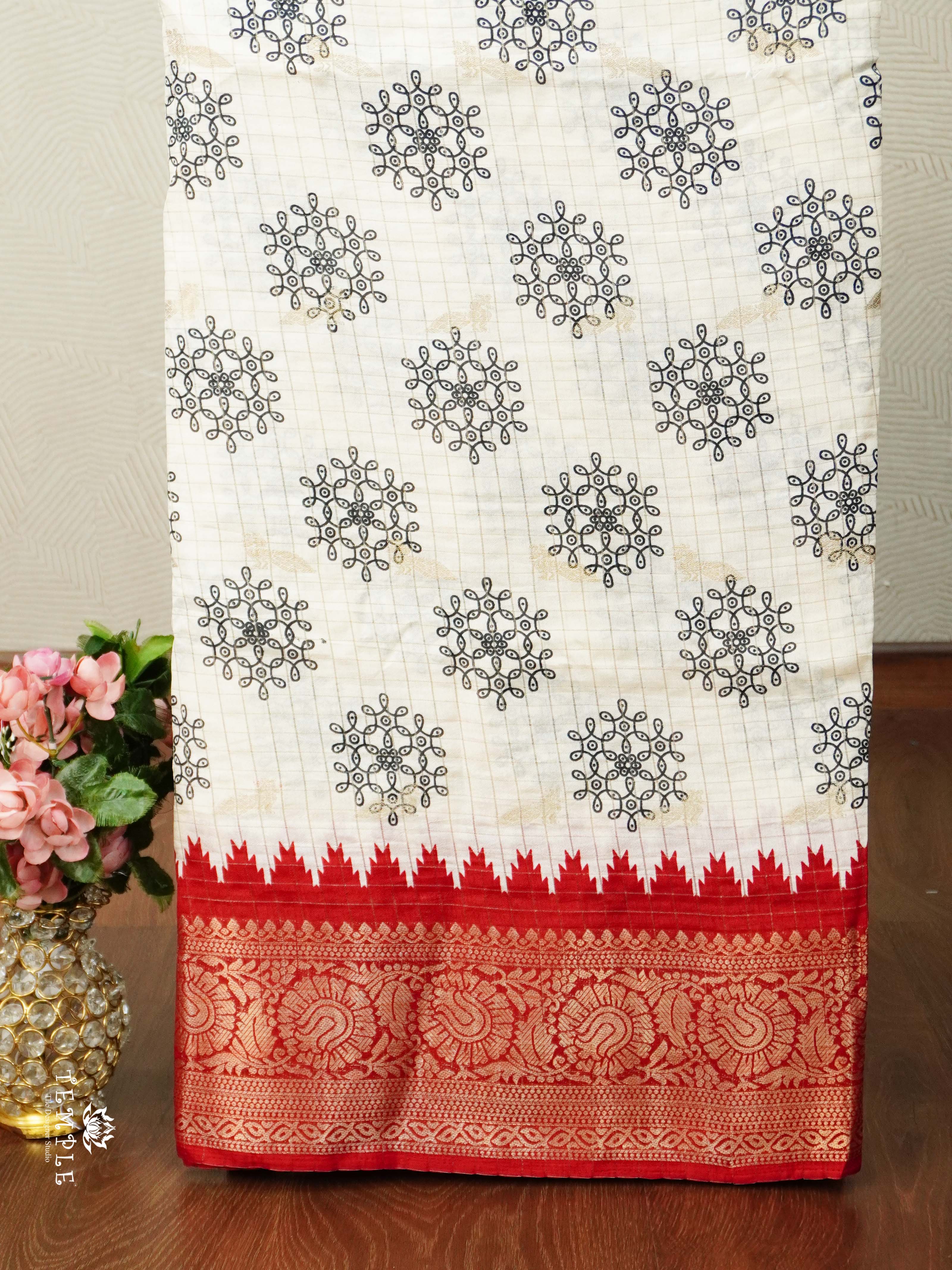 Georgette Sarees with Zari Weave | TTDS2499
