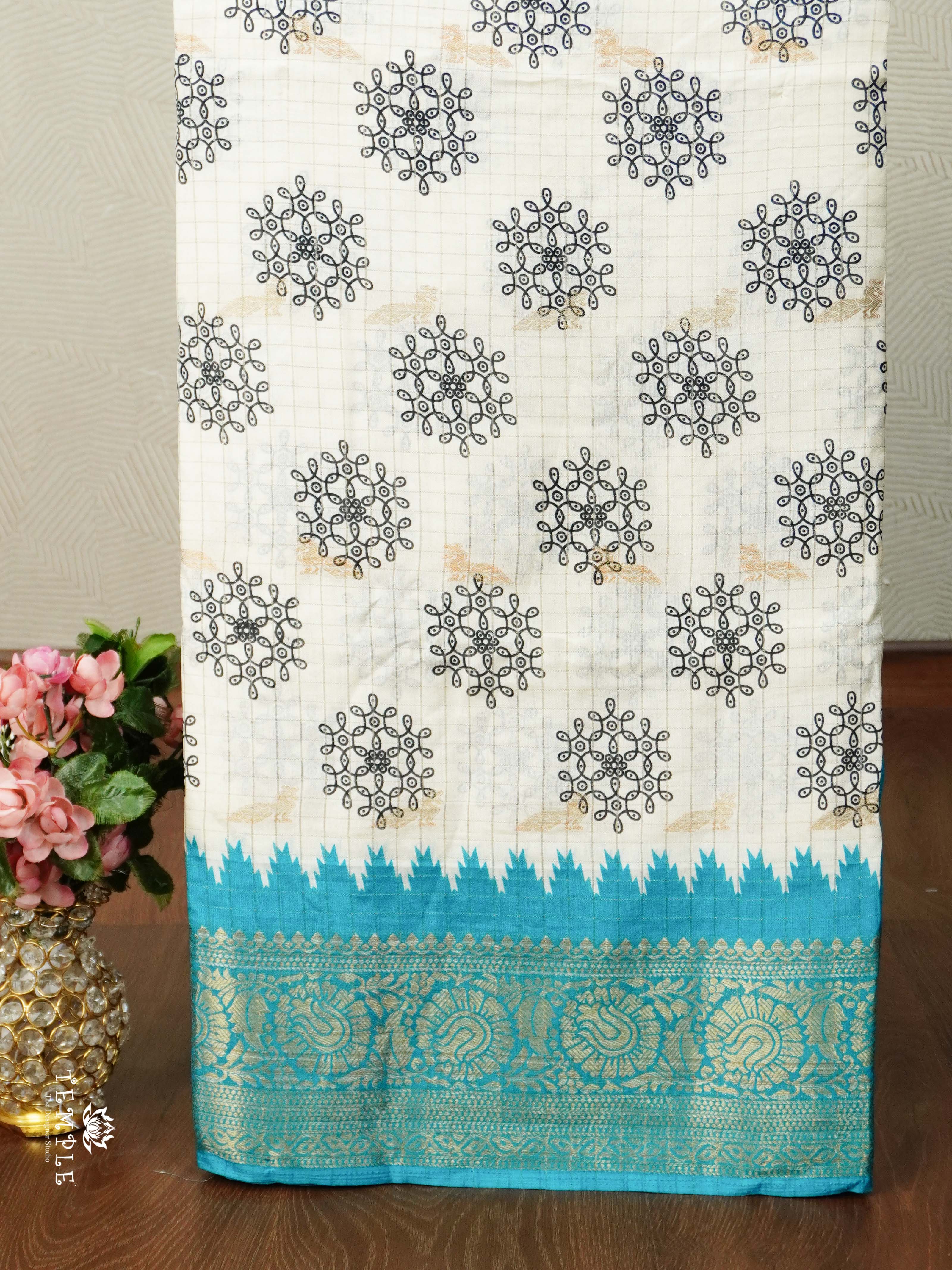 Georgette Sarees with Zari Weave | TTDS2499