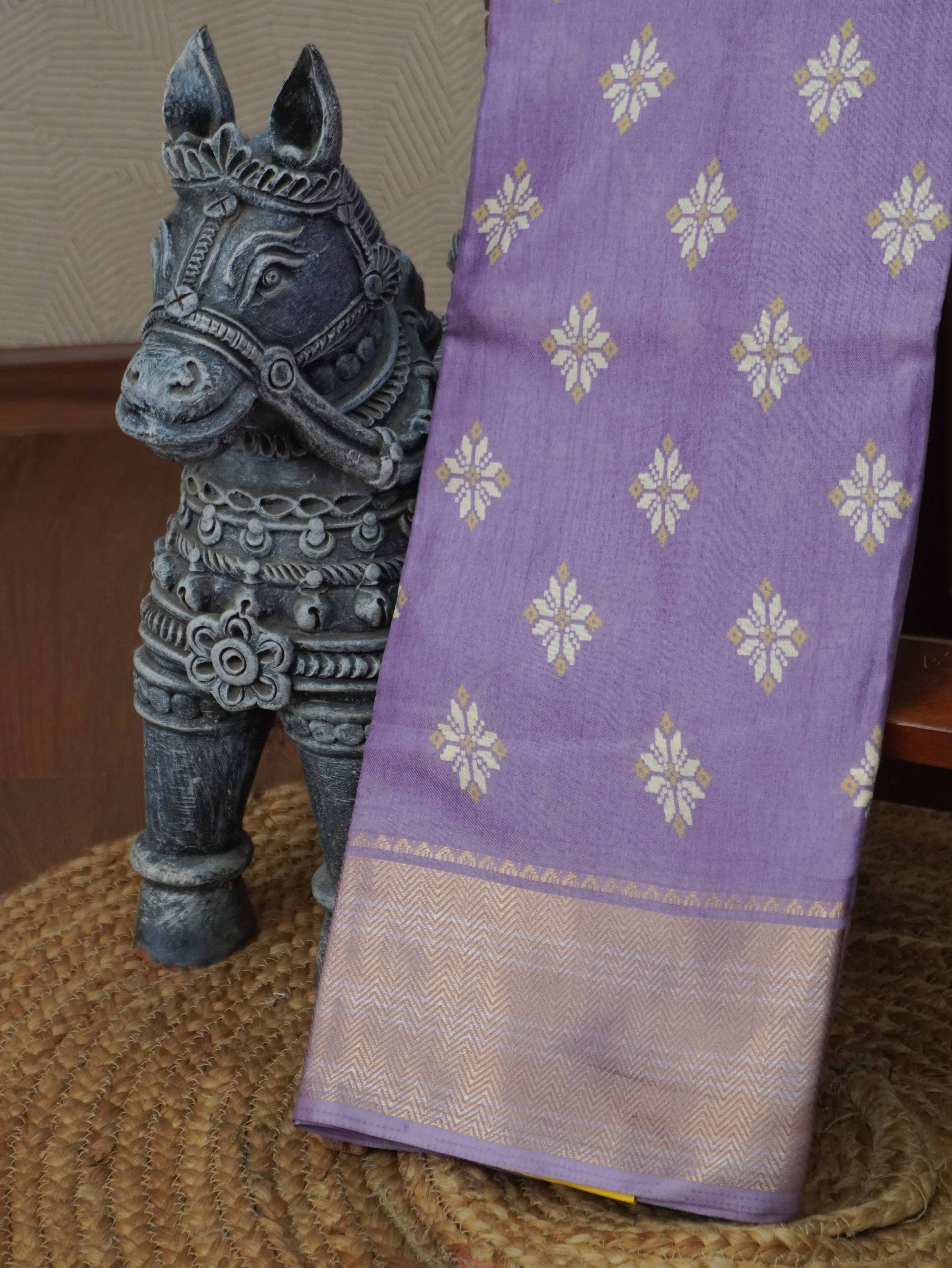 Printed Dola Saree | TTDS3427