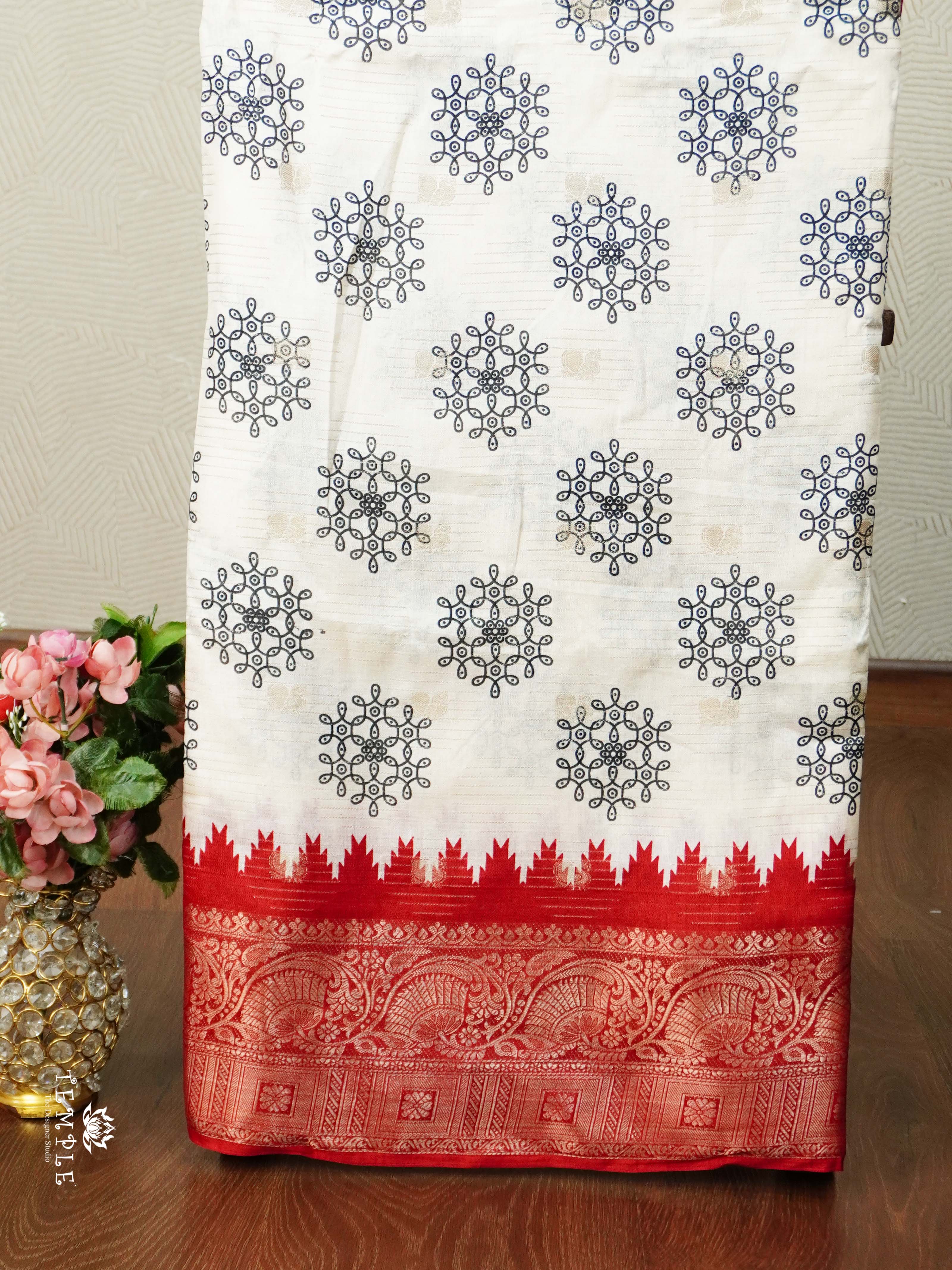 Georgette Sarees with Zari Weave | TTDS2500