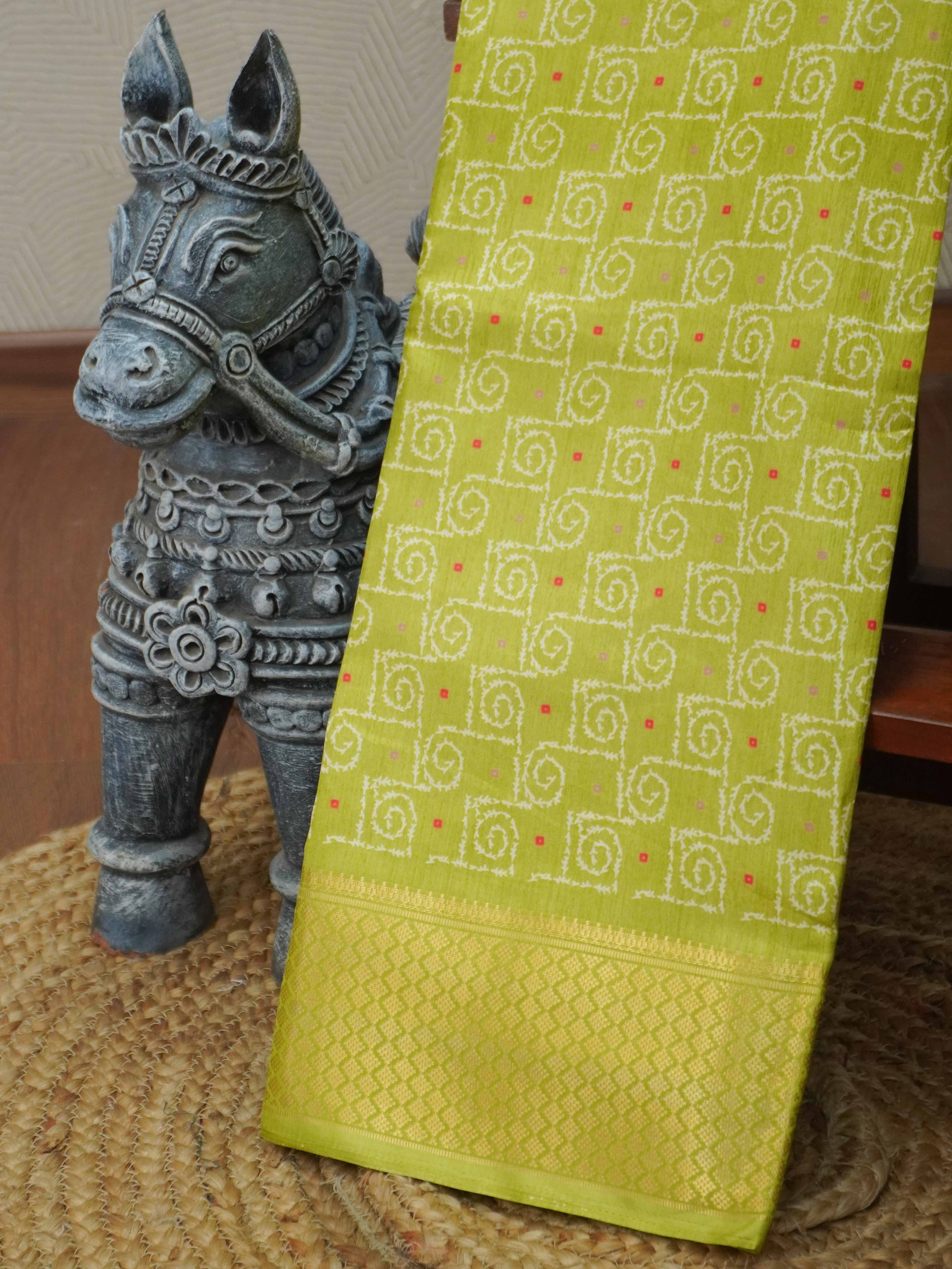 Printed Dola Saree | TTDS3426