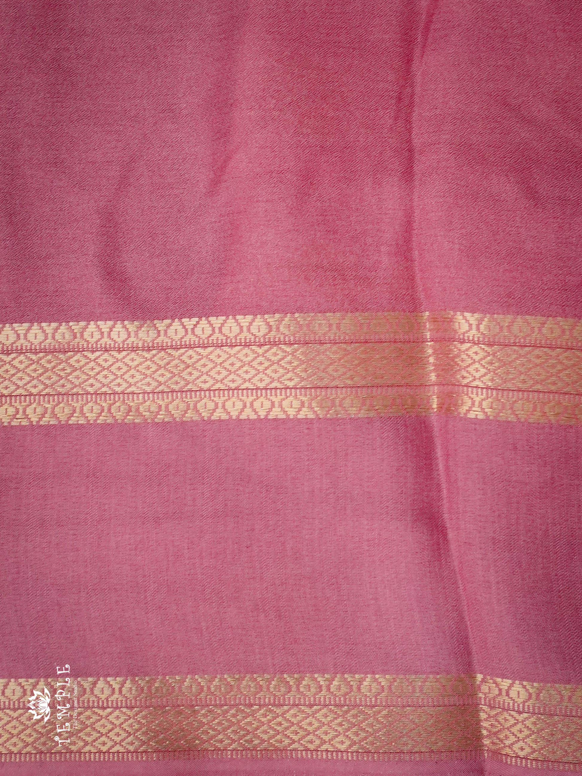 Georgette Saree With Wavy Print(Baby Pink) | TTDS1122