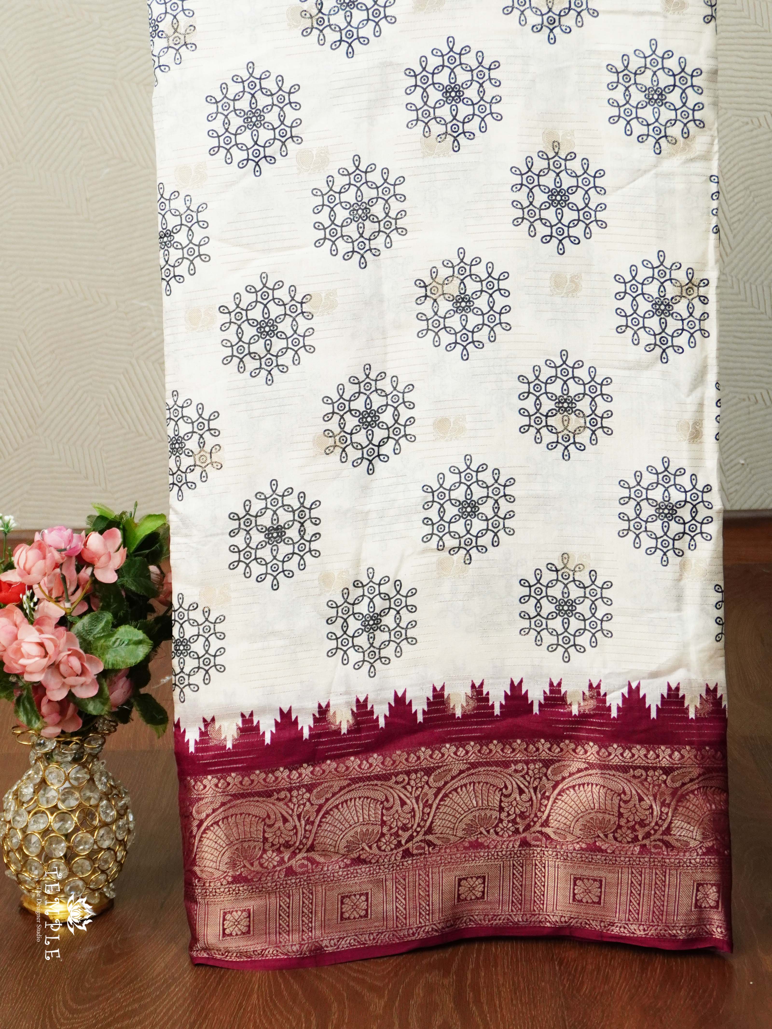 Georgette Sarees with Zari Weave | TTDS2500