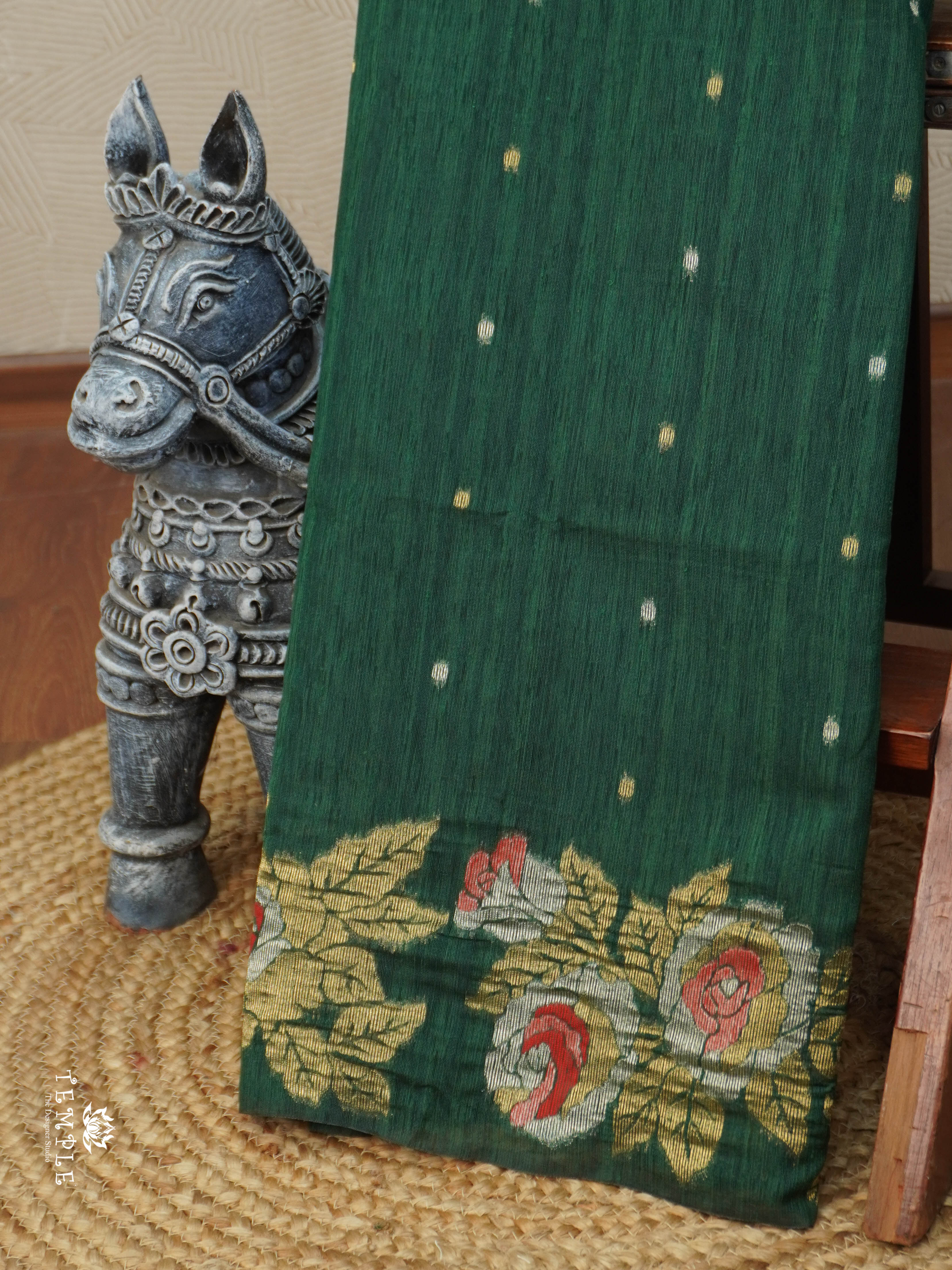 Linen Silk Saree |  TTDS2987