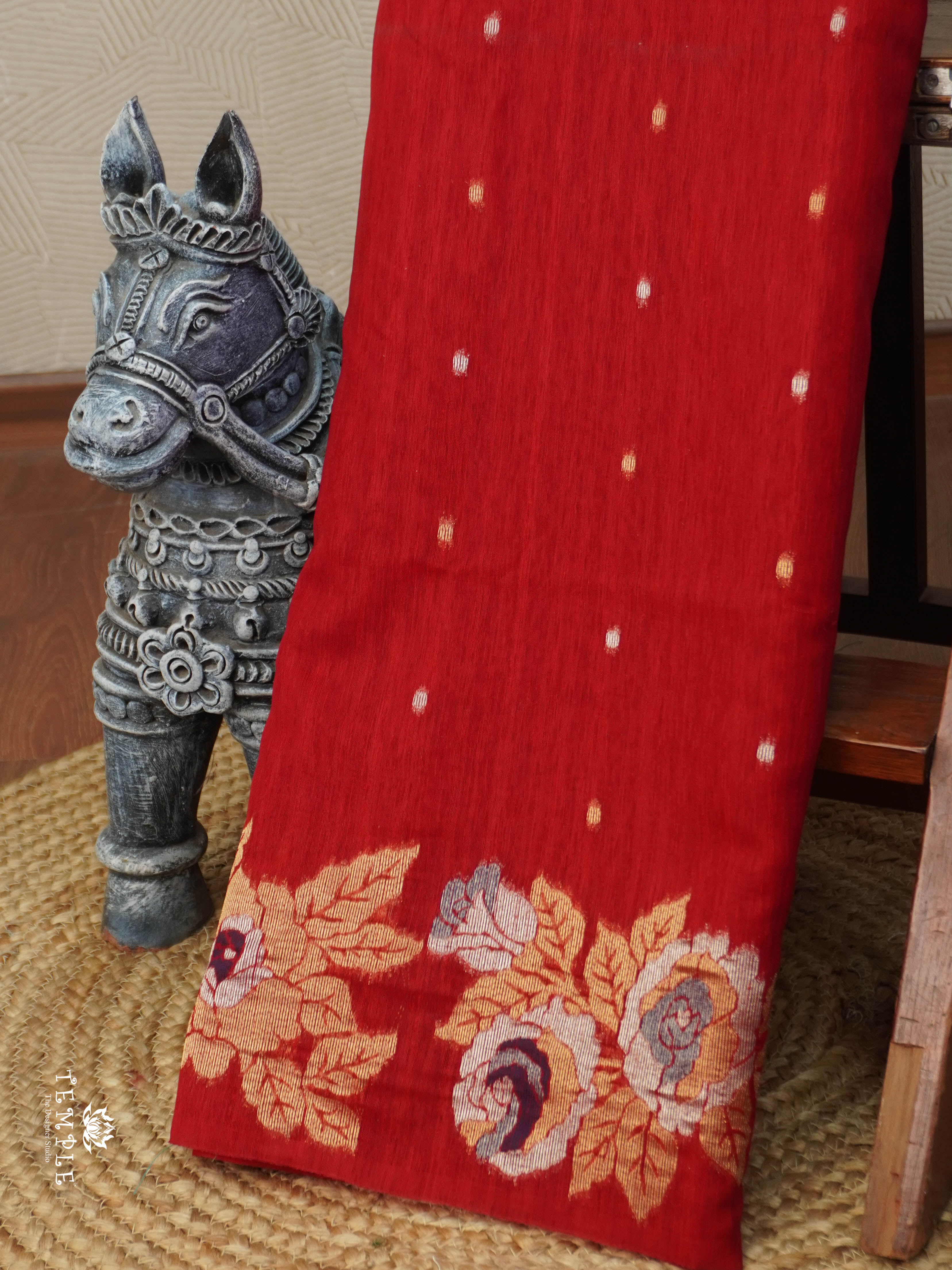 Linen Silk Saree |  TTDS2987