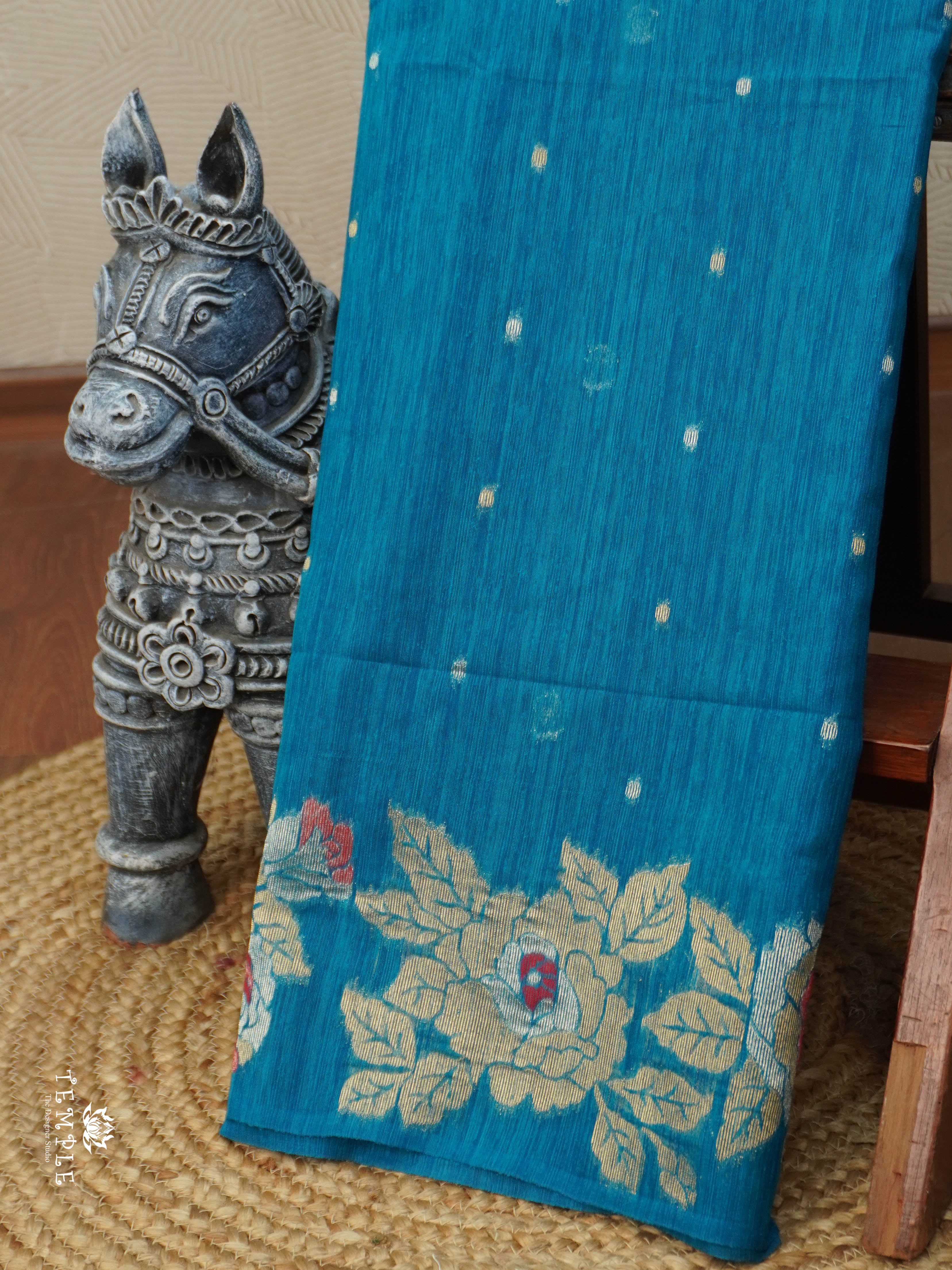 Linen Silk Saree |  TTDS2987