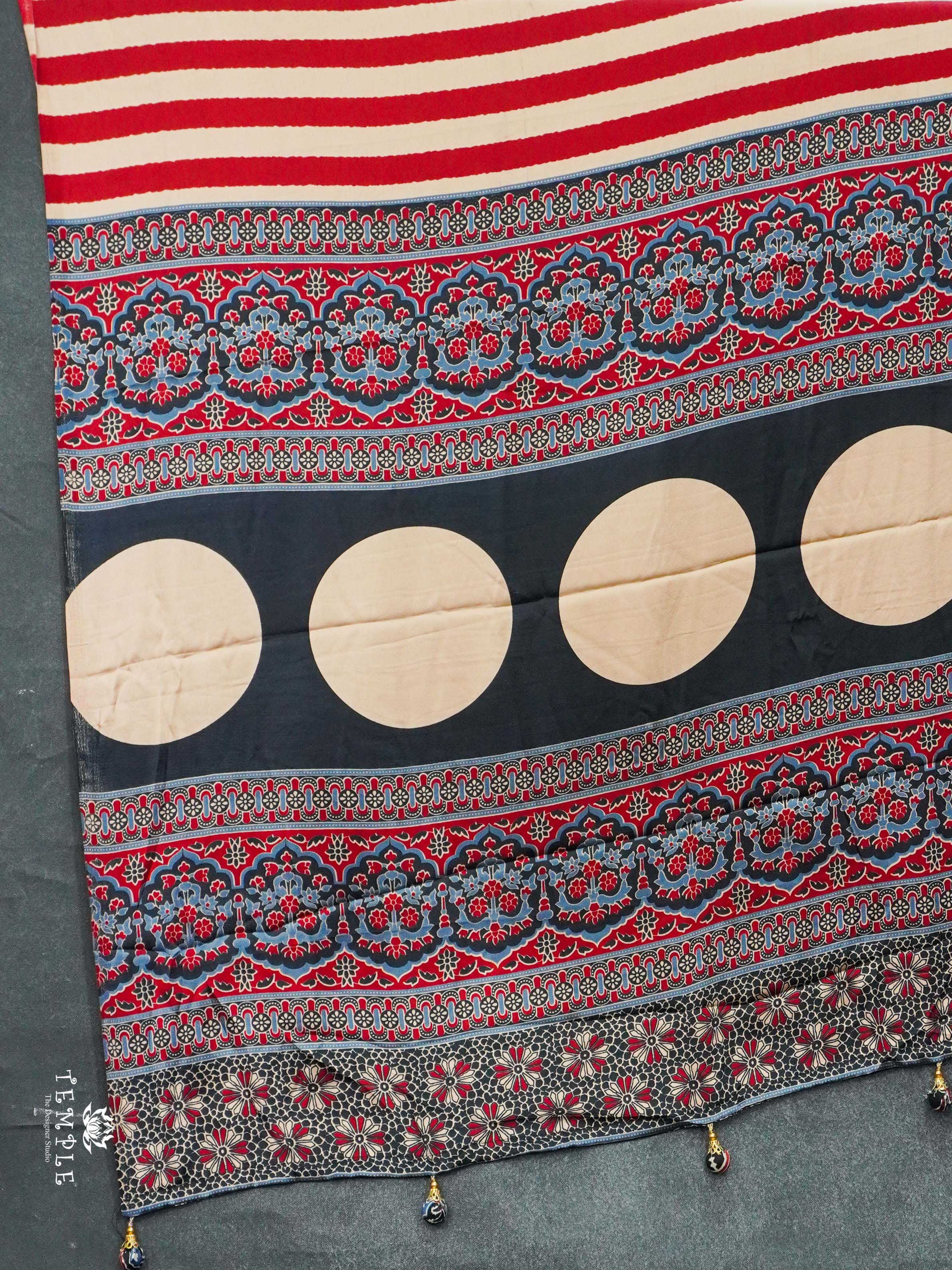 Gaji Silk Saree(Red) | TTDS2039 | PRE BOOKING
