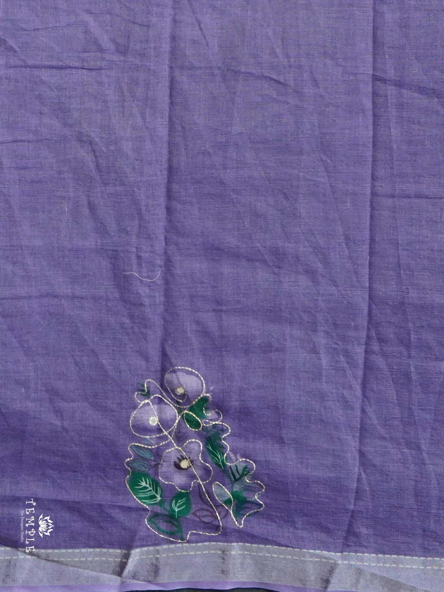 Chanderi Cotton Saree With Zari Work | TTDS2495