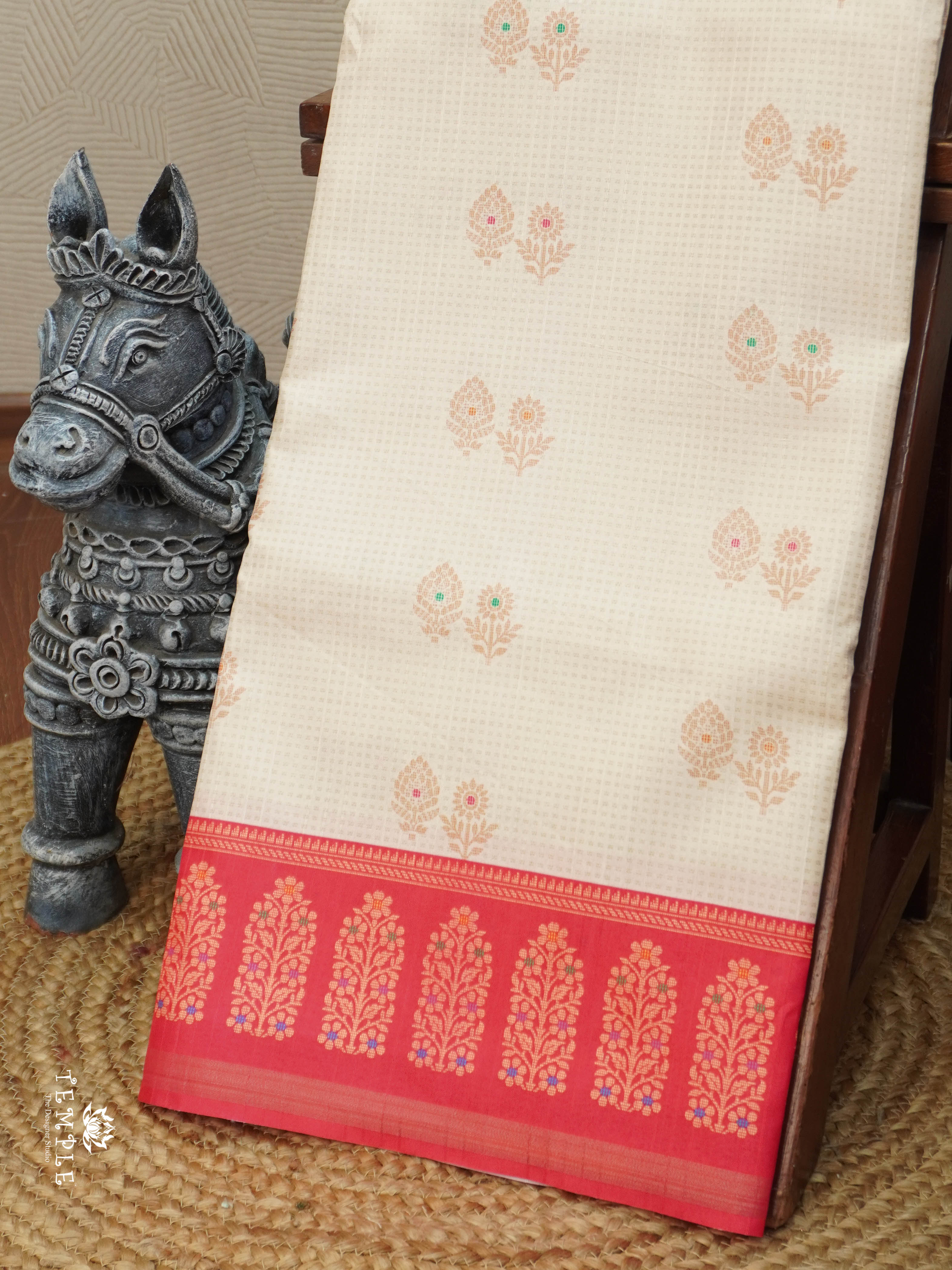 Fancy Cotton Saree | TTDS2988