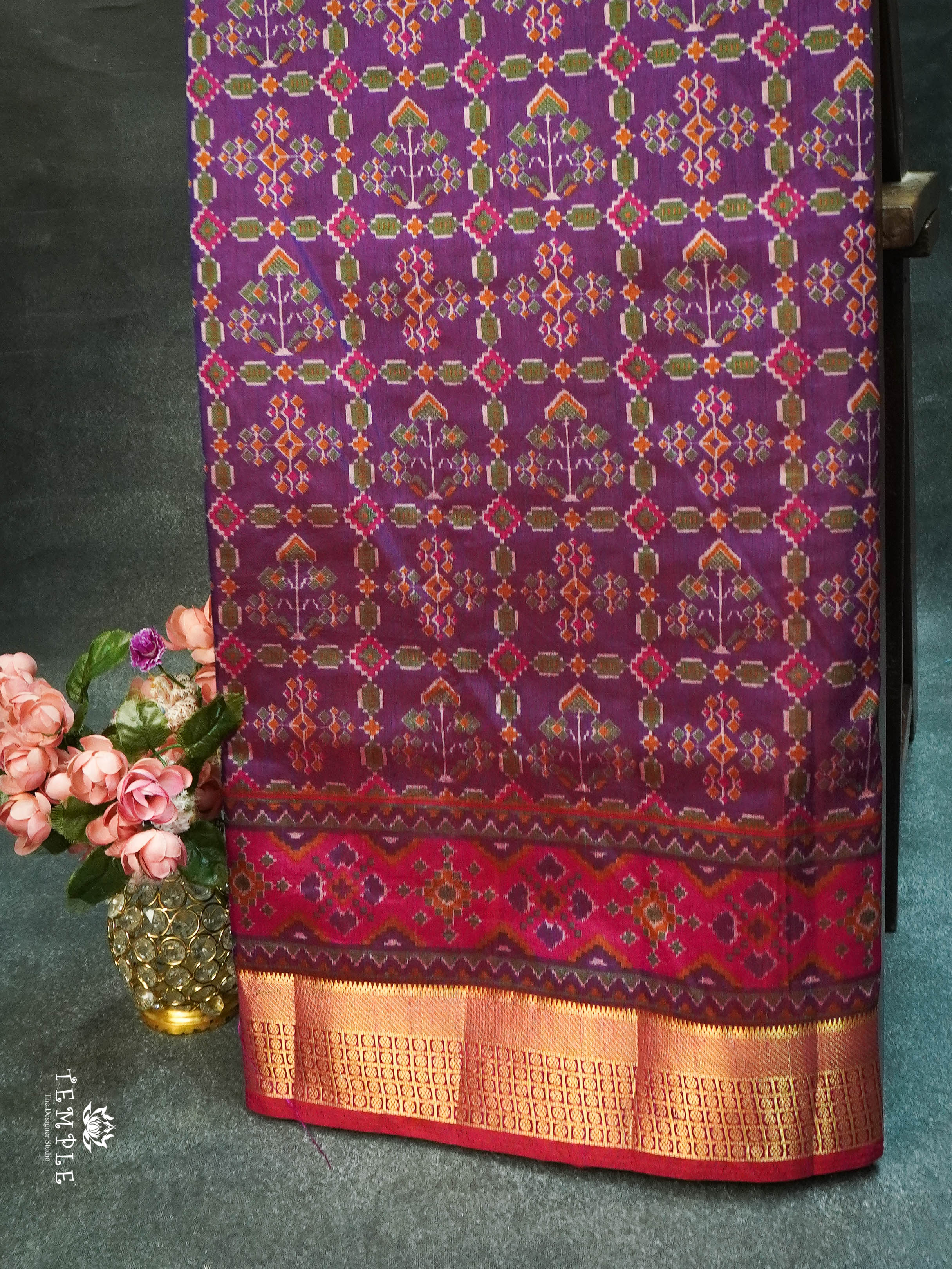 Printed Patola Saree | TTDS1534 | Merry Deals