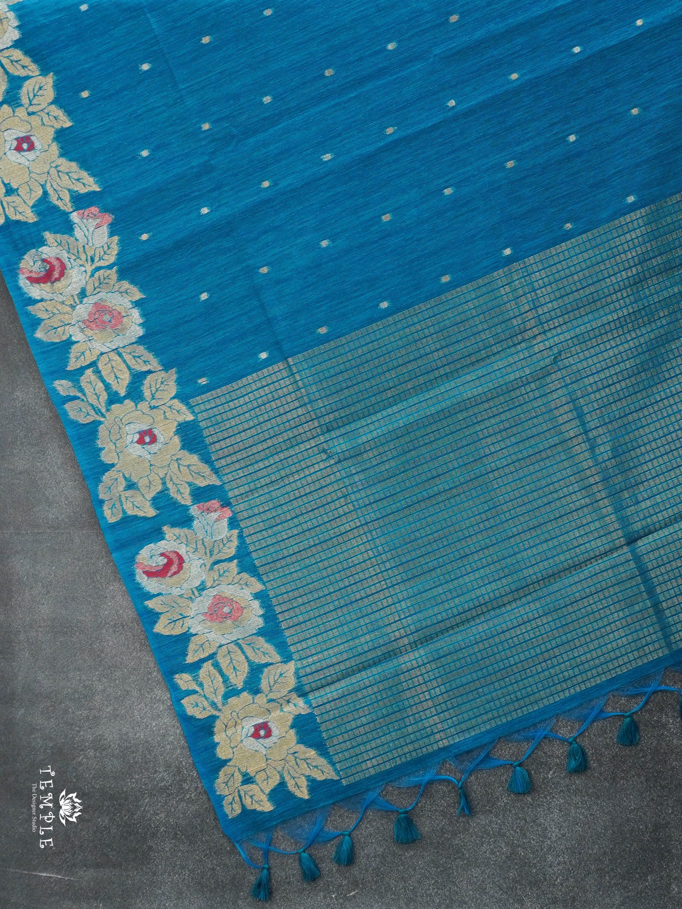 Linen Silk Saree |  TTDS2987