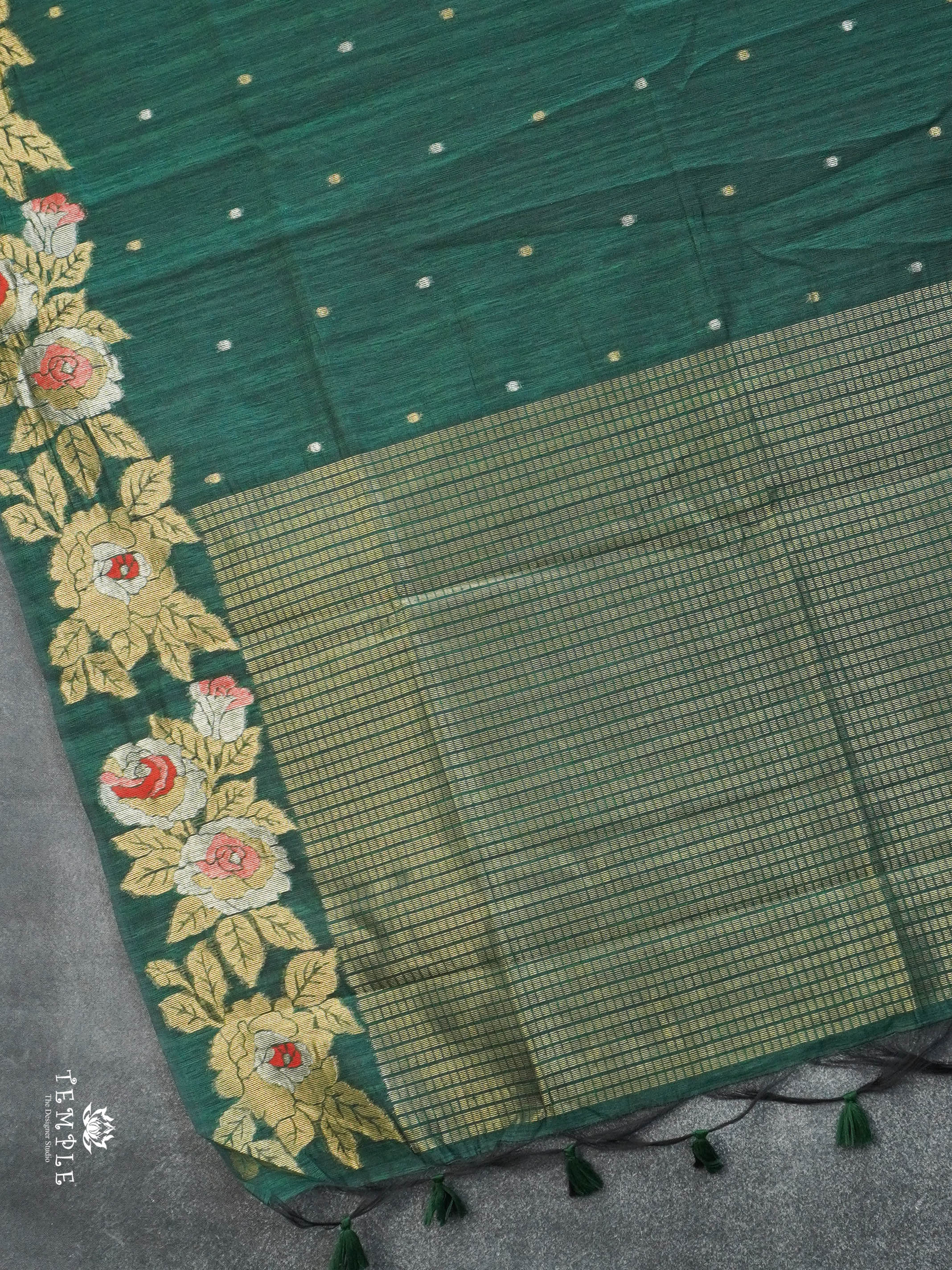 Linen Silk Saree |  TTDS2987