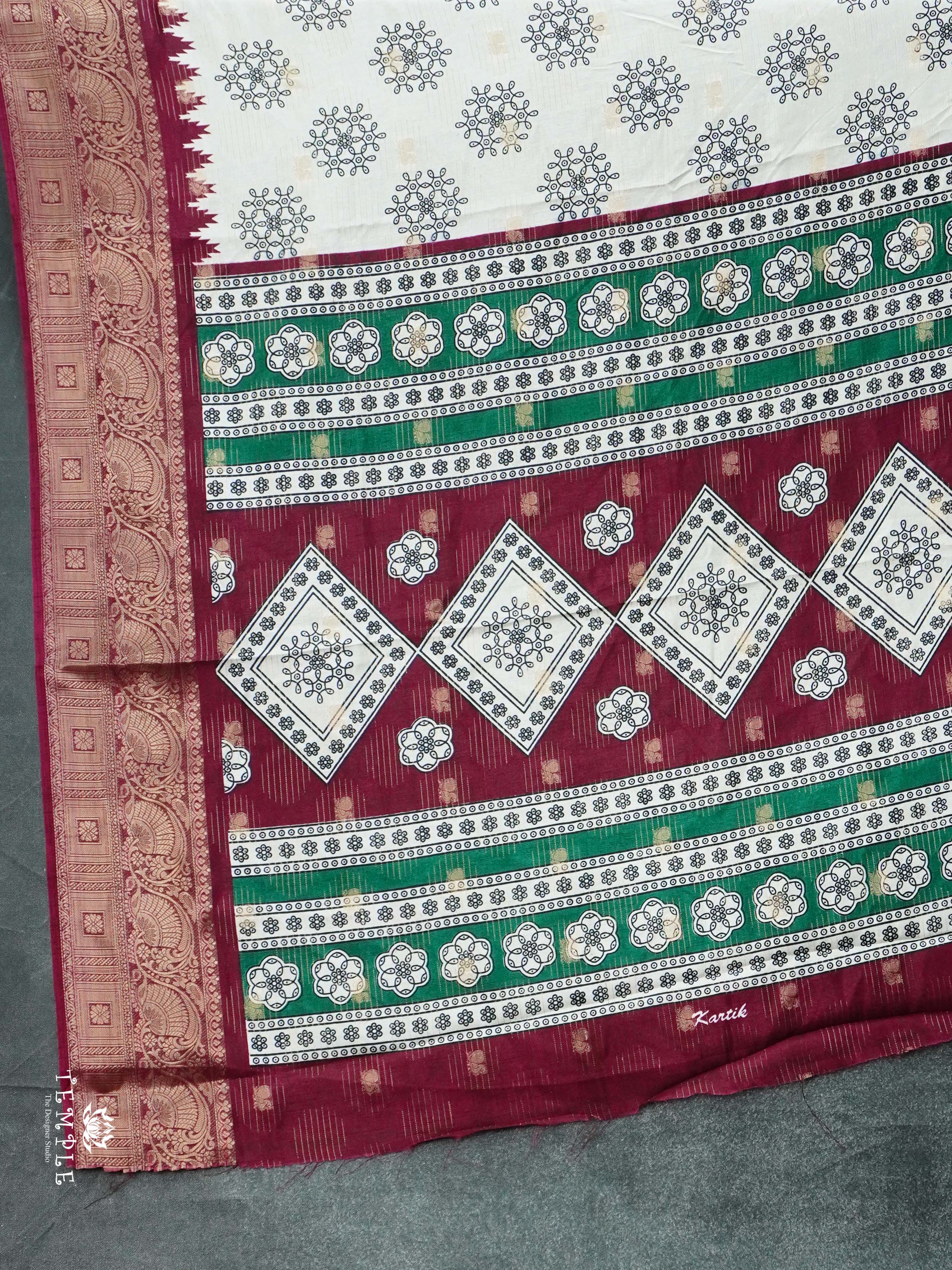 Georgette Sarees with Zari Weave | TTDS2500