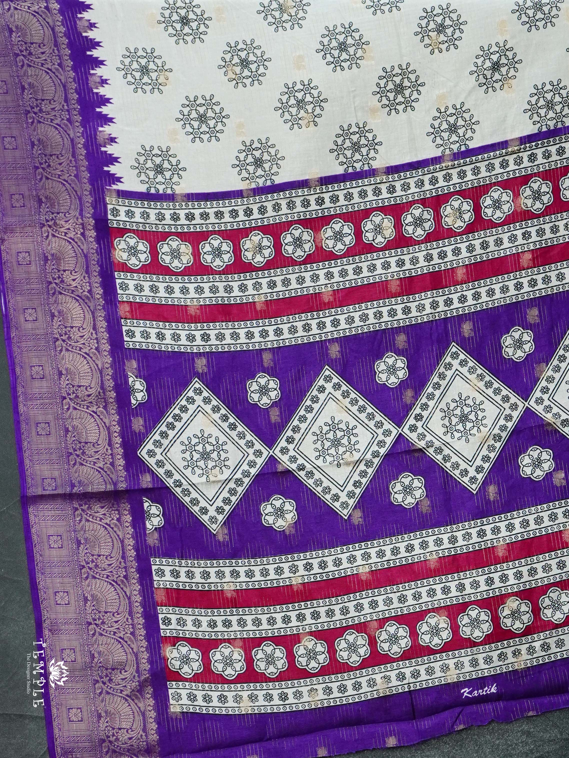 Georgette Sarees with Zari Weave | TTDS2500