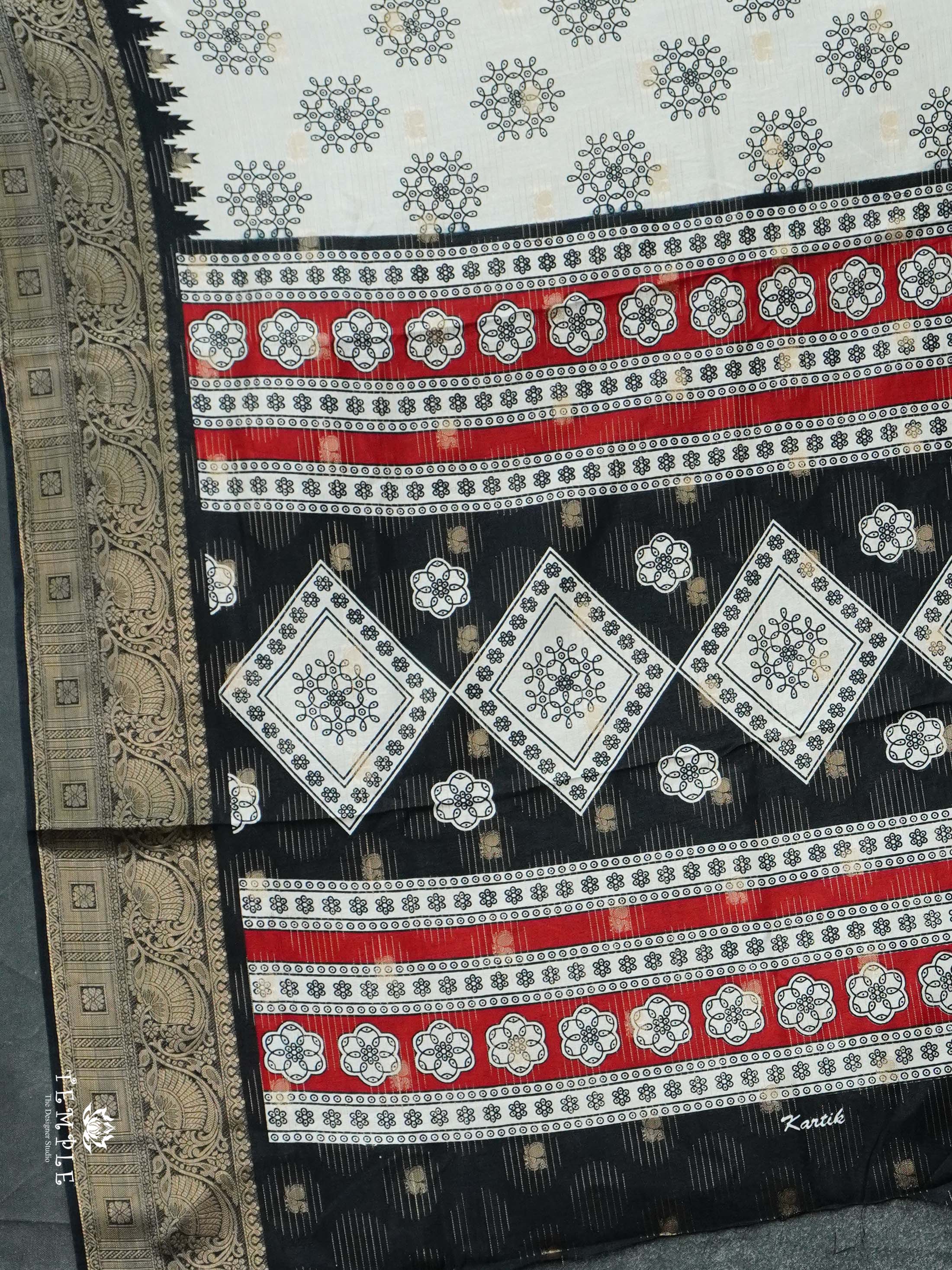 Georgette Sarees with Zari Weave | TTDS2500