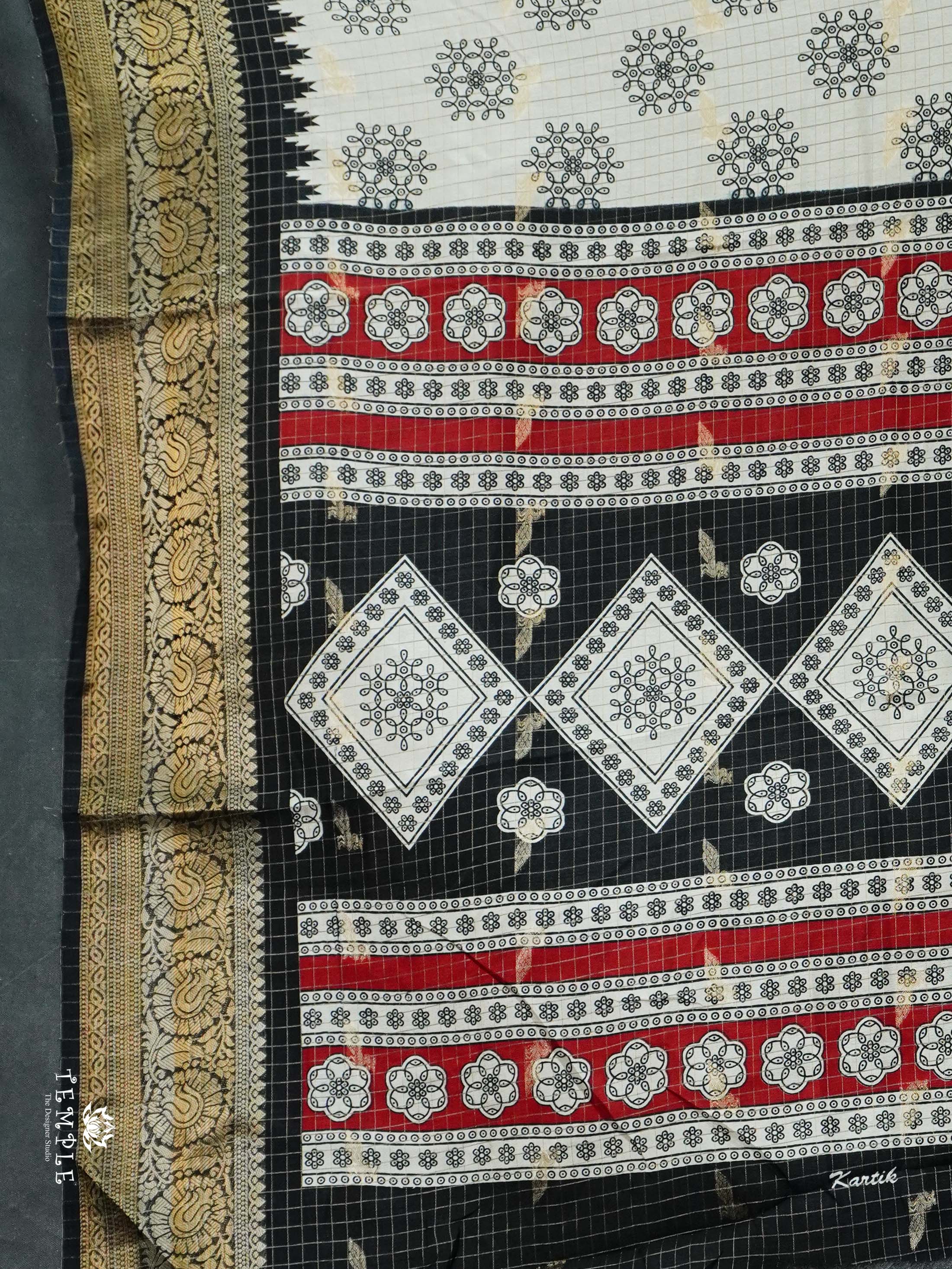 Georgette Sarees with Zari Weave | TTDS2499