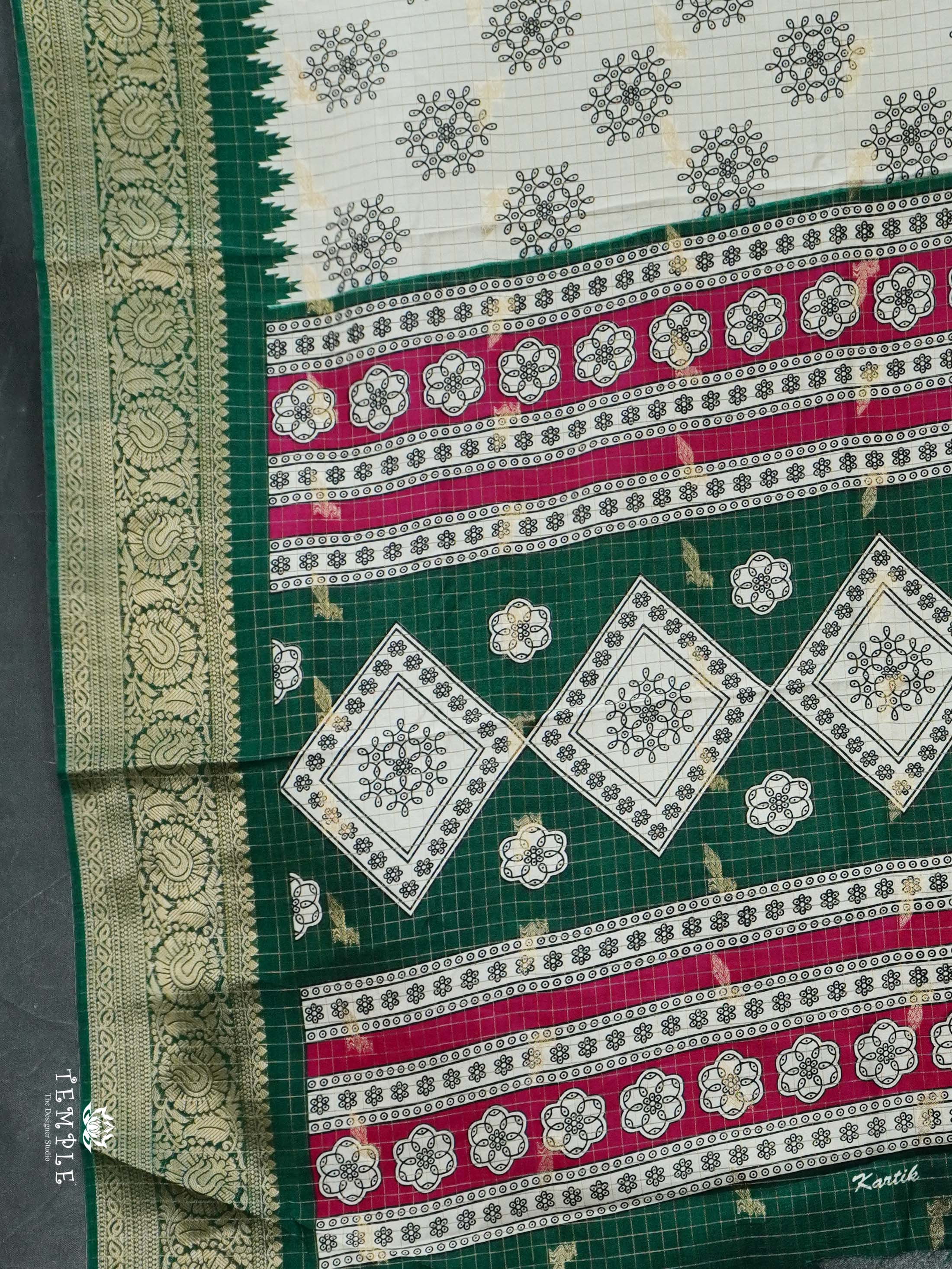 Georgette Sarees with Zari Weave | TTDS2499