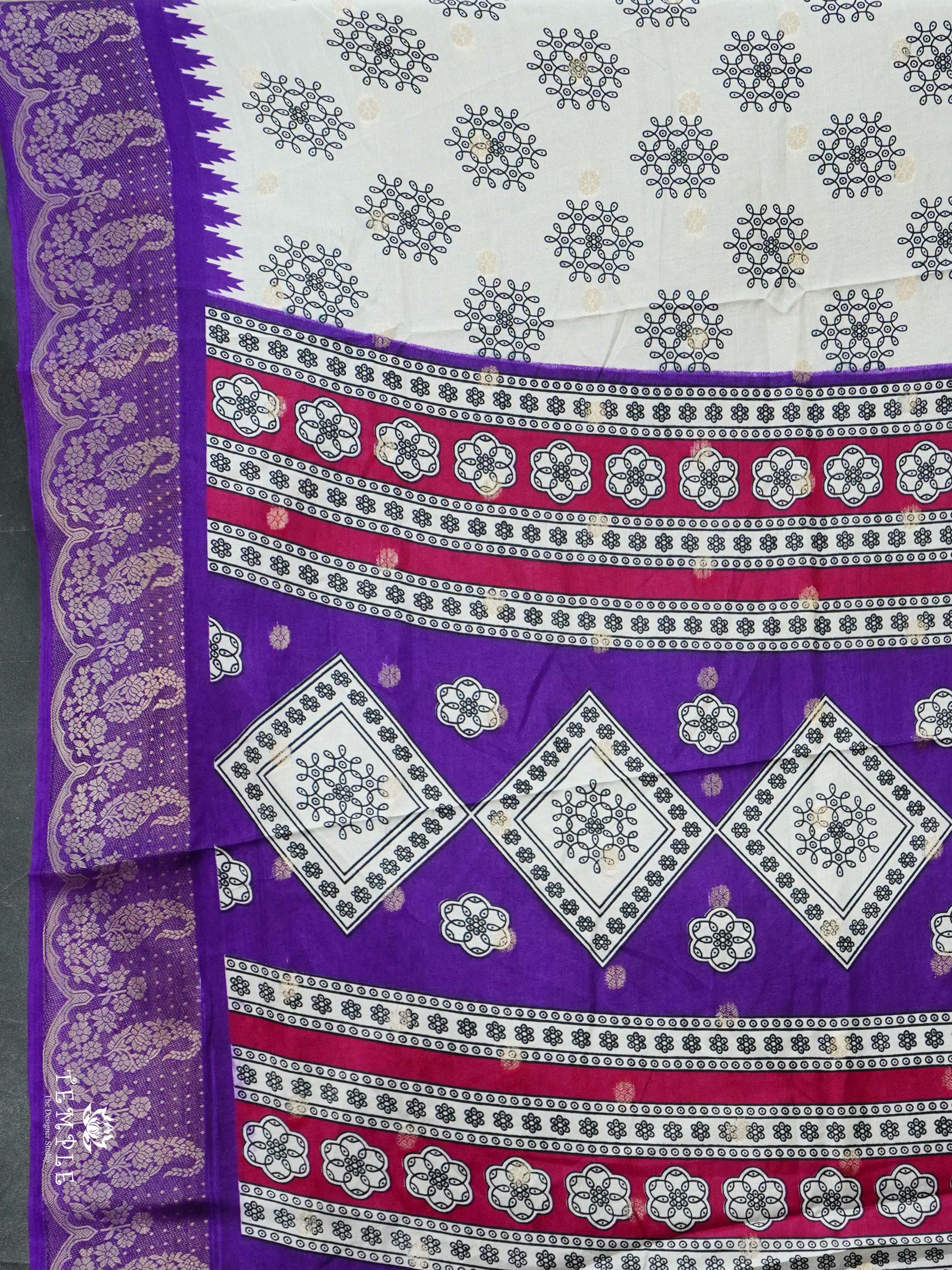 Georgette Sarees with Zari Weave | TTDS2498