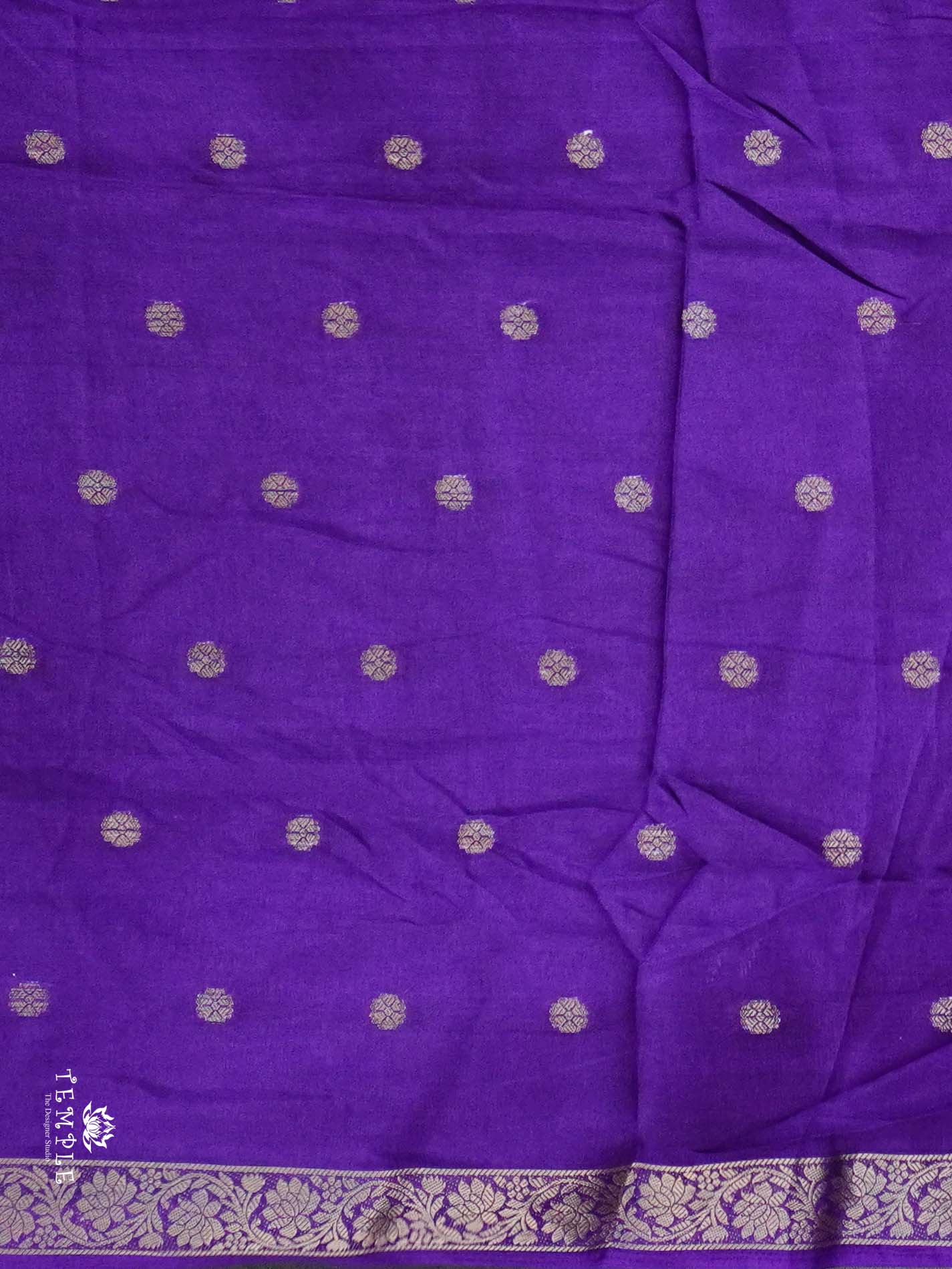 Georgette Sarees with Zari Weave | TTDS2498
