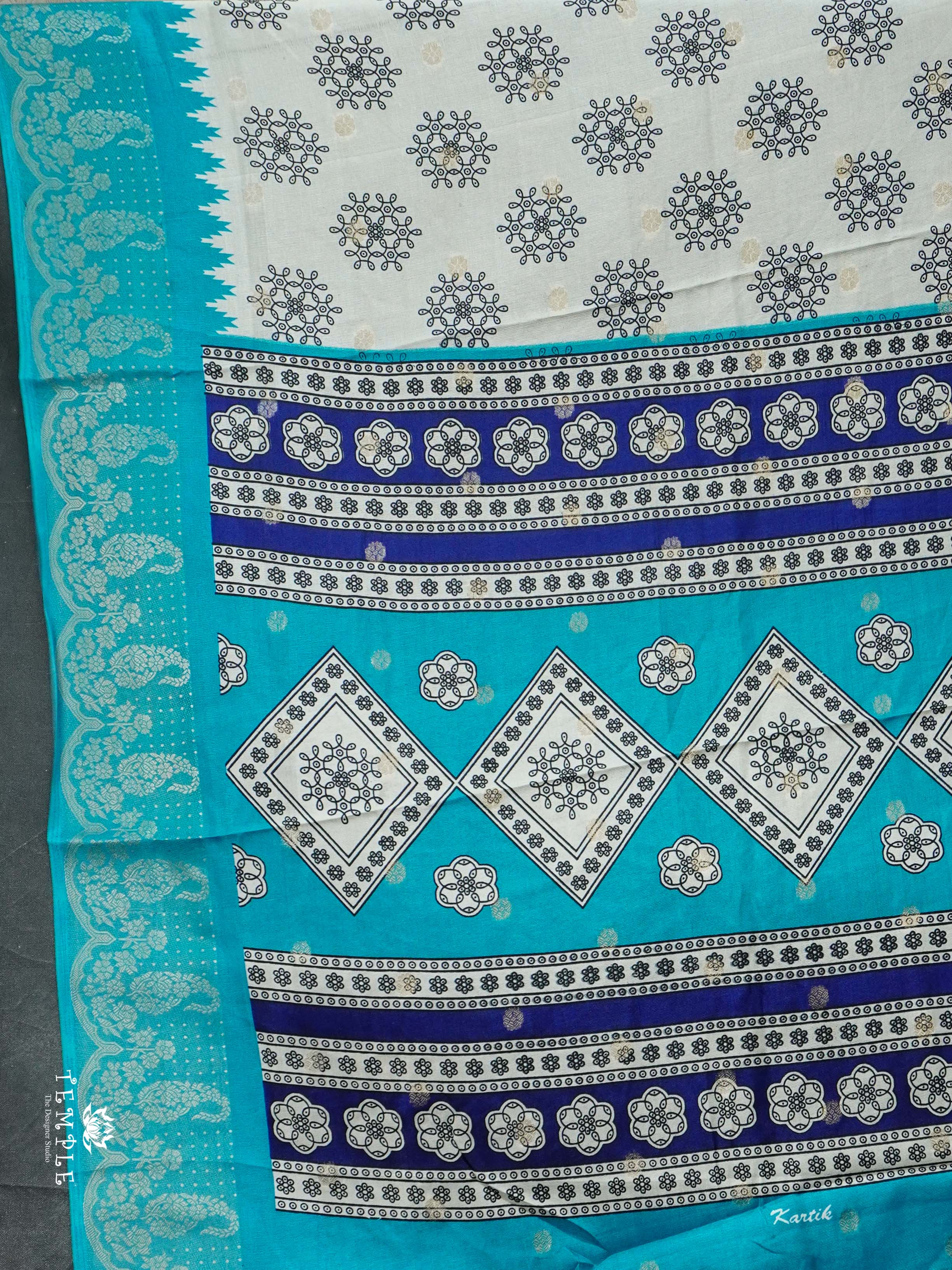 Georgette Sarees with Zari Weave | TTDS2498