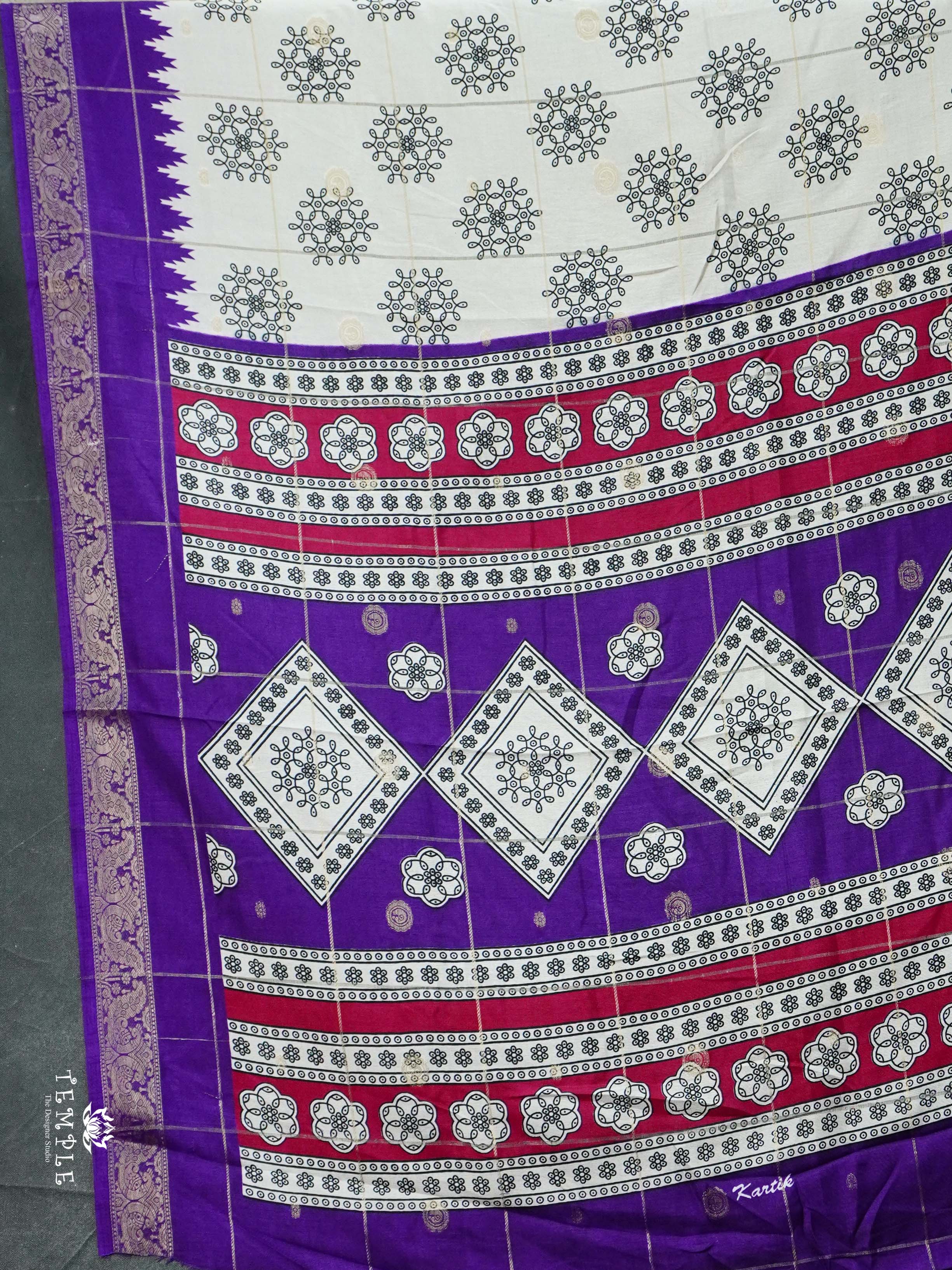 Georgette Sarees with Zari Weave | TTDS2496