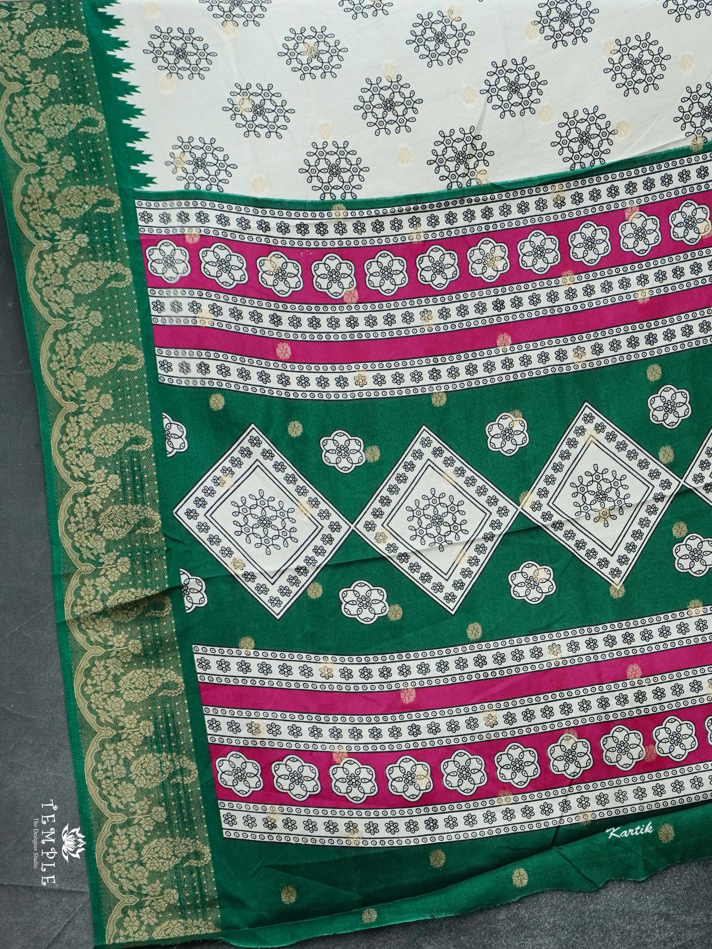 Georgette Sarees with Zari Weave | TTDS2498
