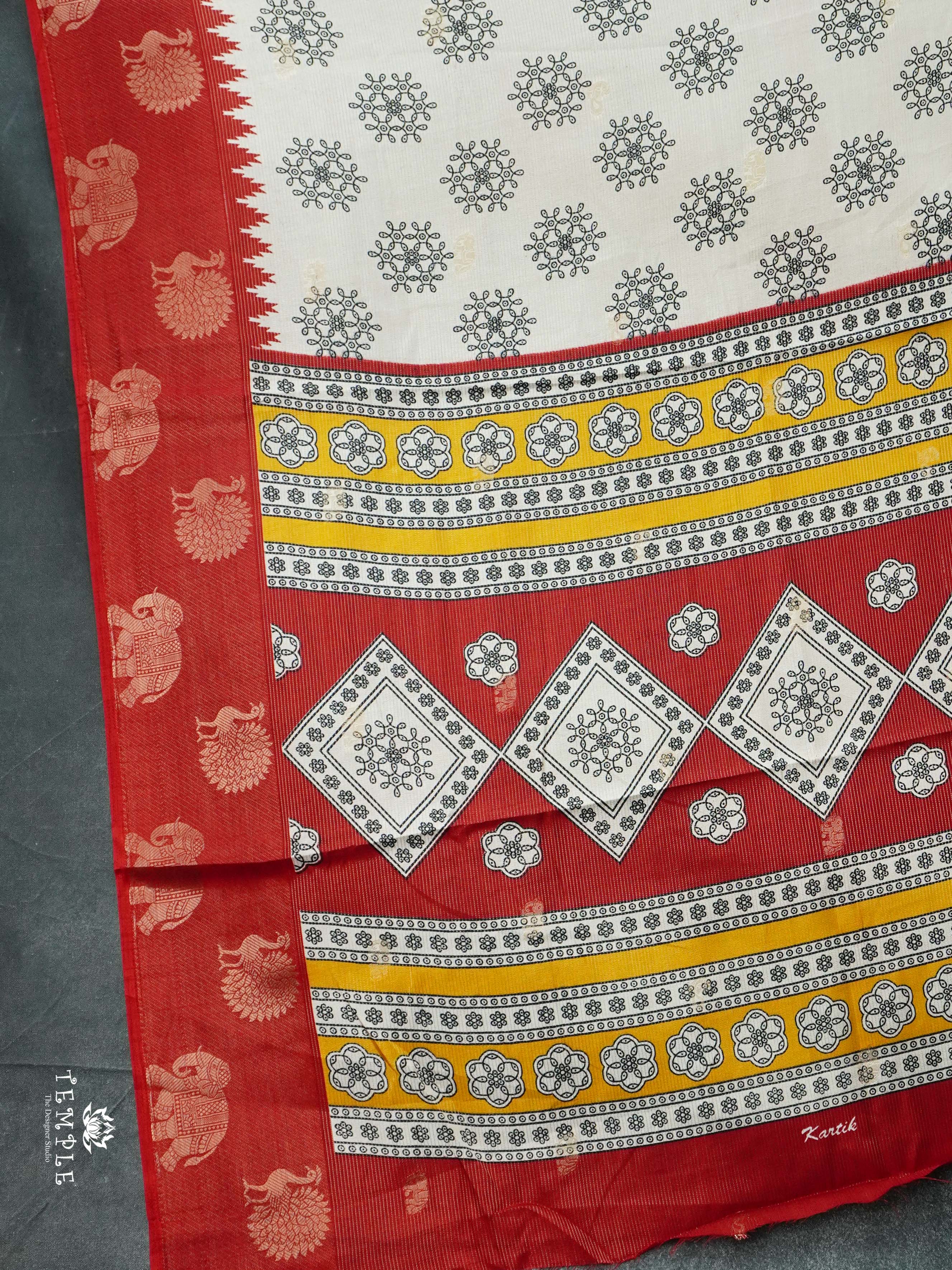 Georgette Sarees with Zari Weave | TTDS2497