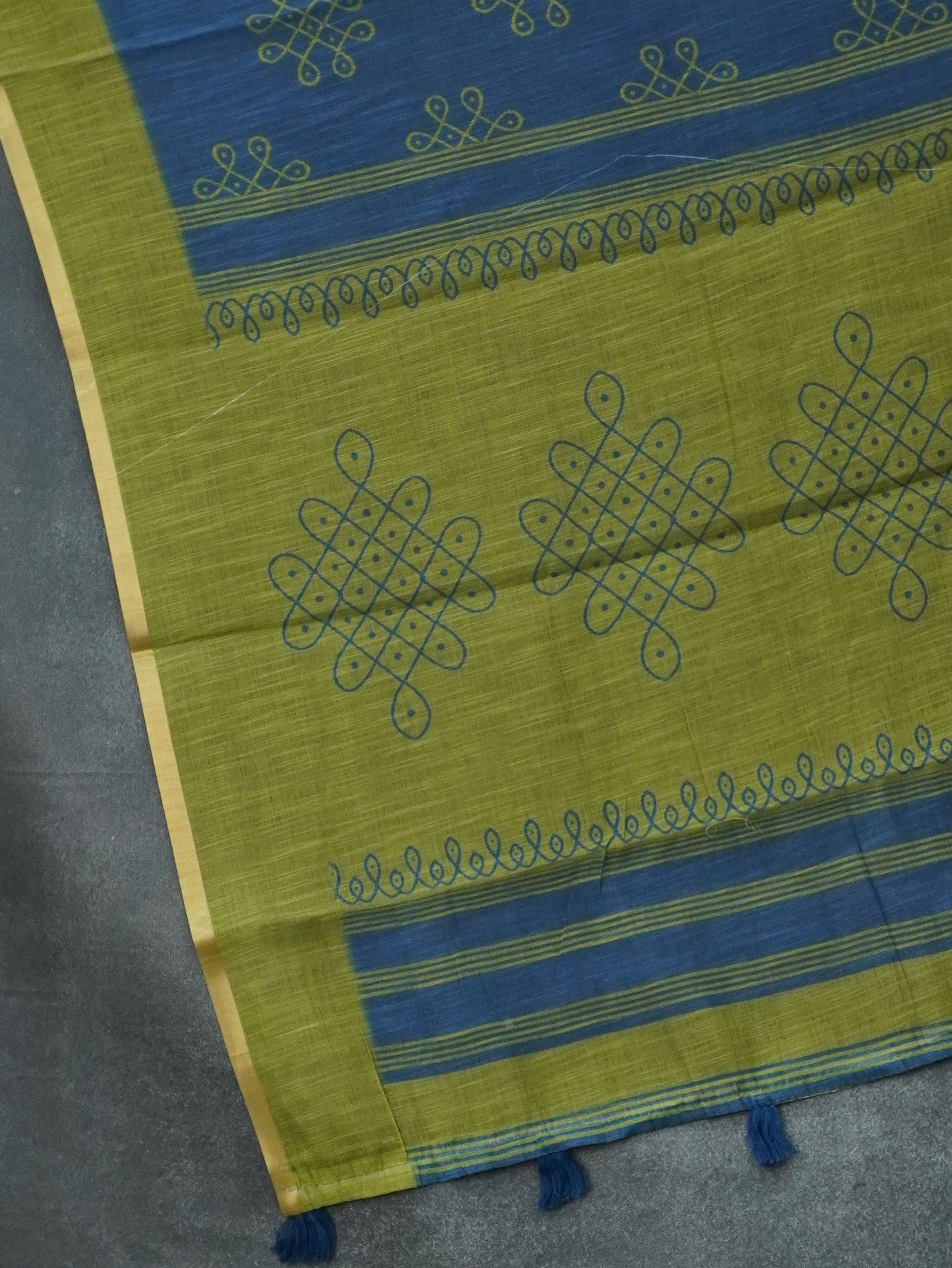 Linen Cotton Saree | TTDS3422