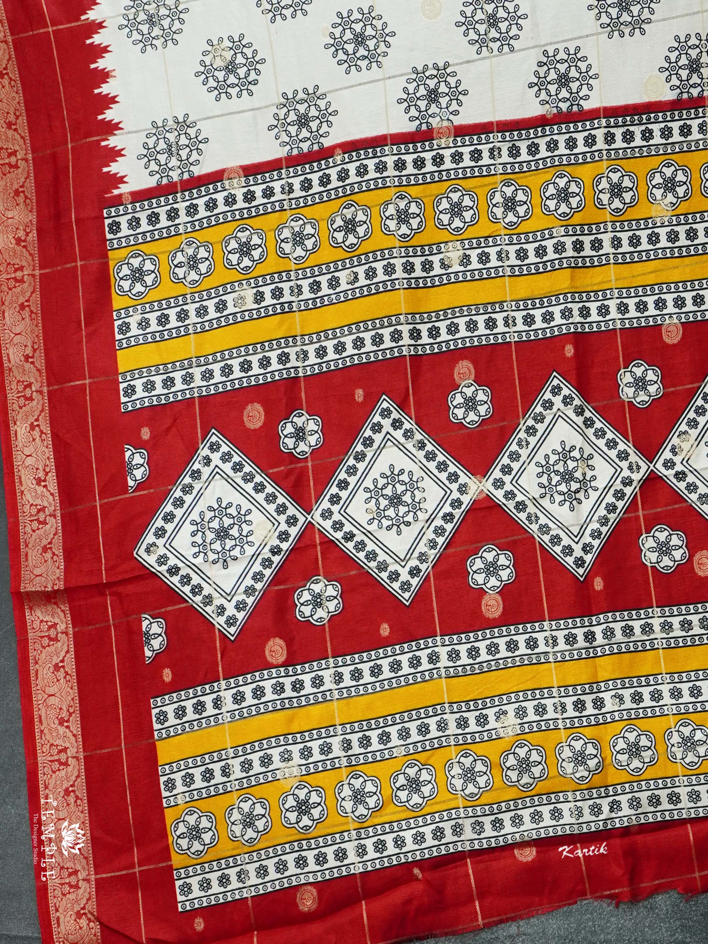 Georgette Sarees with Zari Weave | TTDS2496
