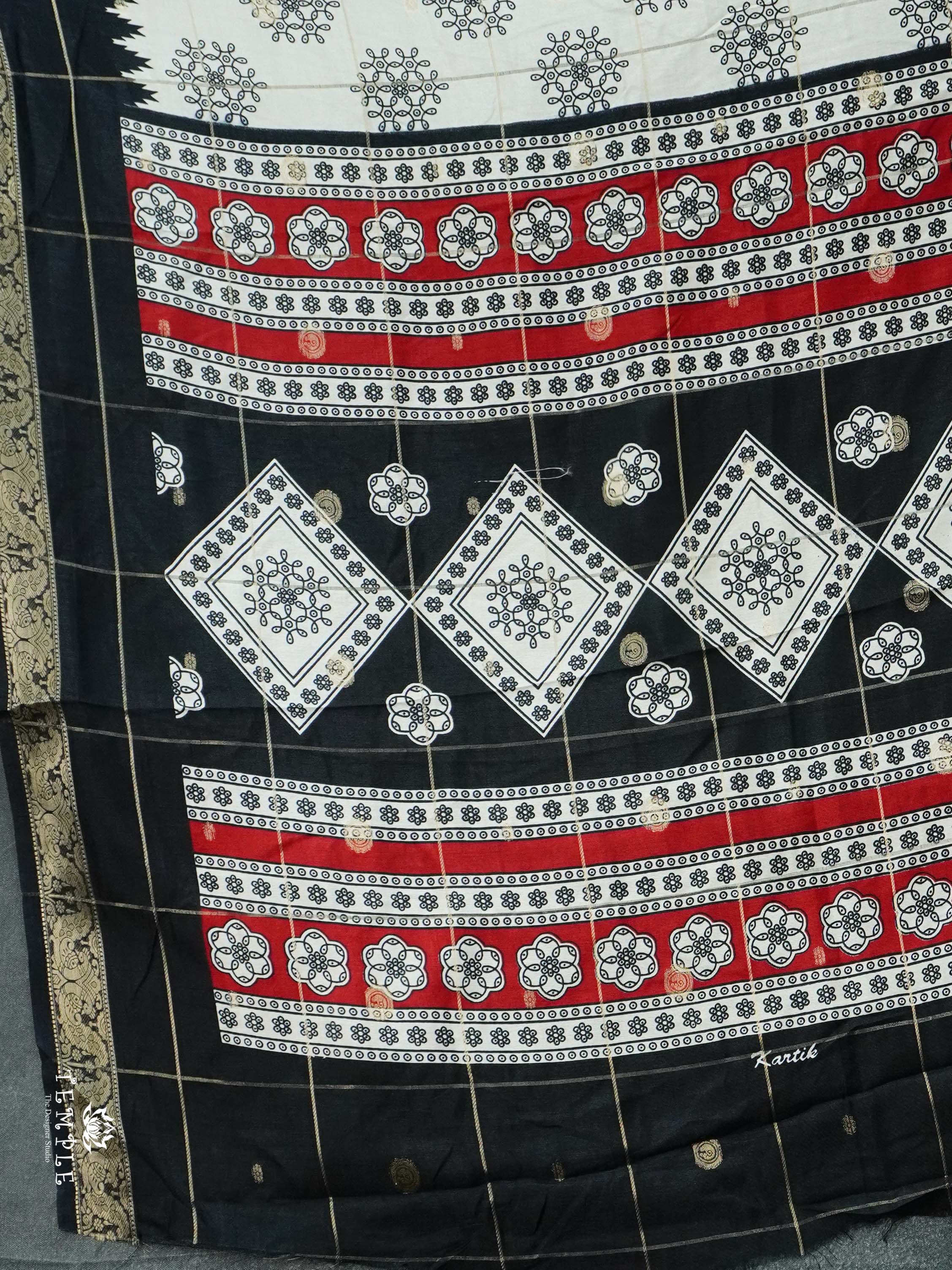 Georgette Sarees with Zari Weave | TTDS2496