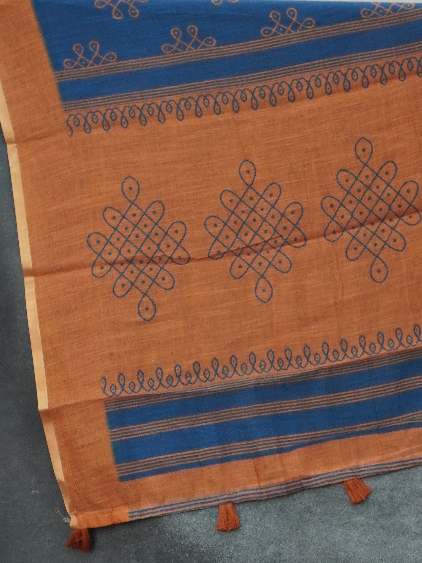 Linen Cotton Saree | TTDS3422