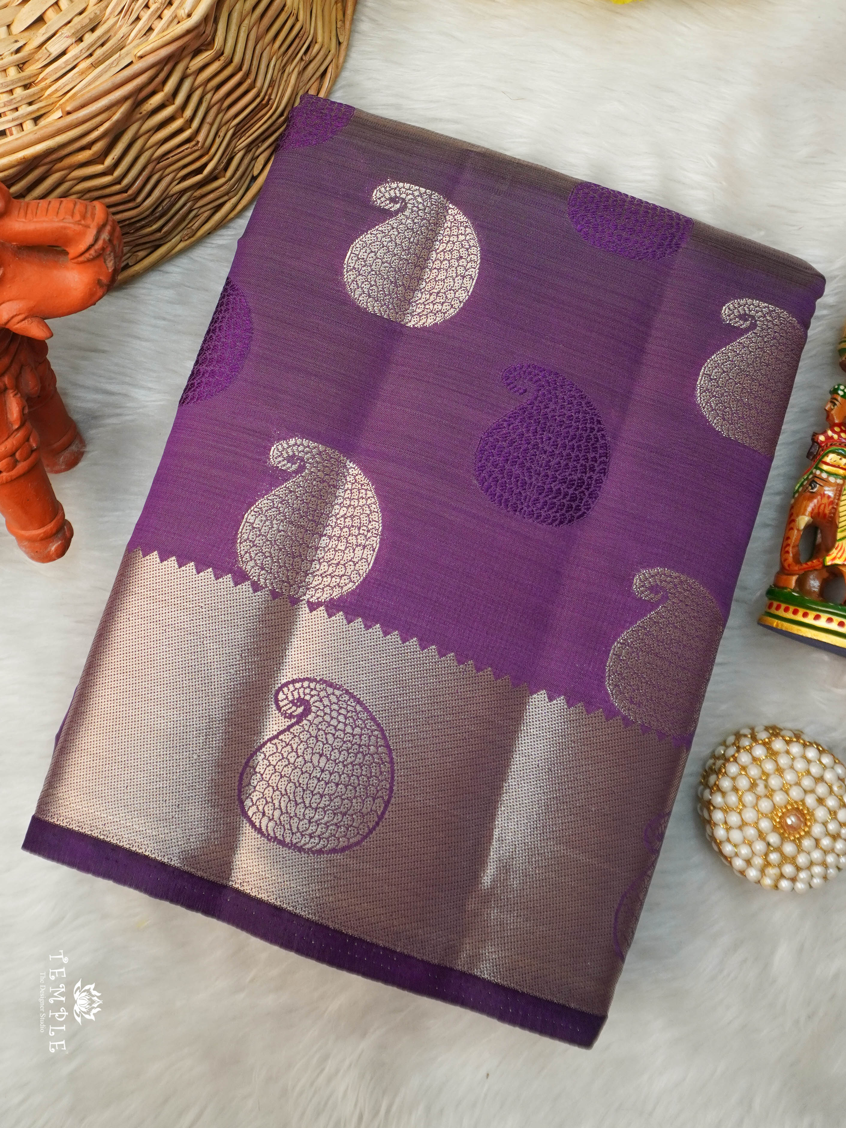 Semi Tussar Silk Saree | TTDS2859