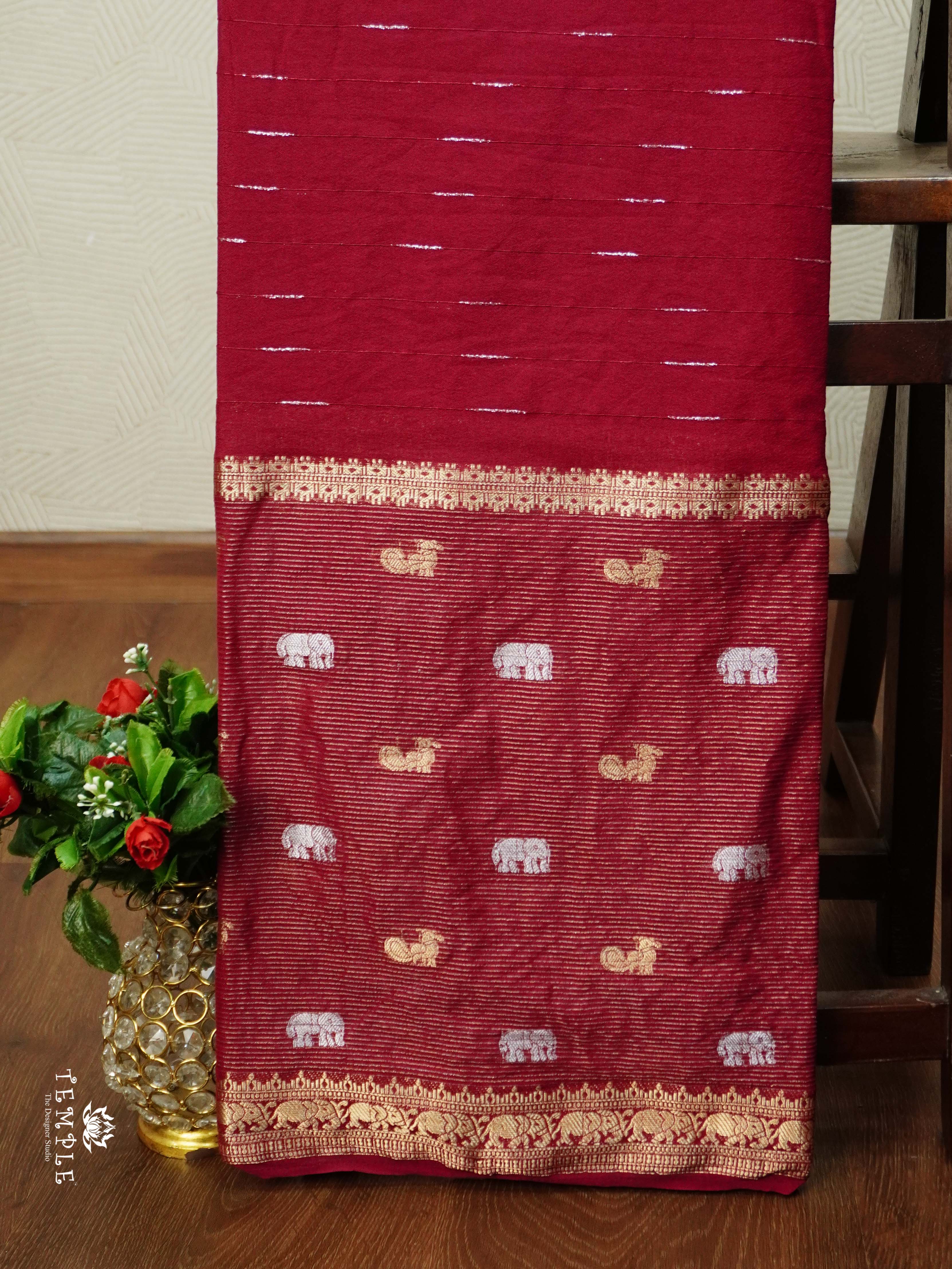 Viscose Georgette Saree | TTDS2517