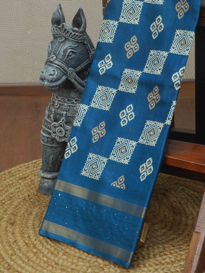 Printed Dola Saree | TTDS3431