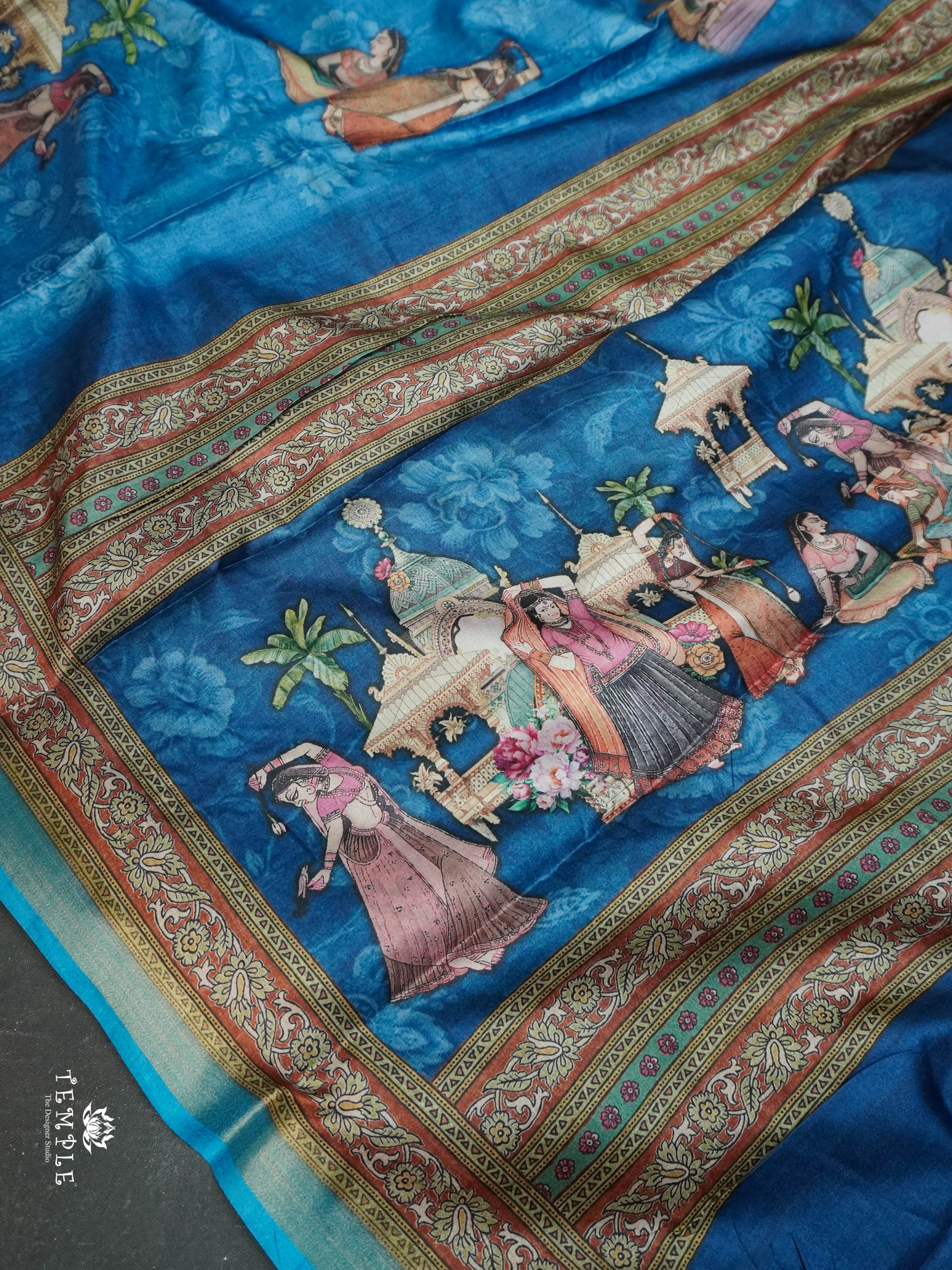 Mughal Printed Saree | TTDS1528 | Merry Deals