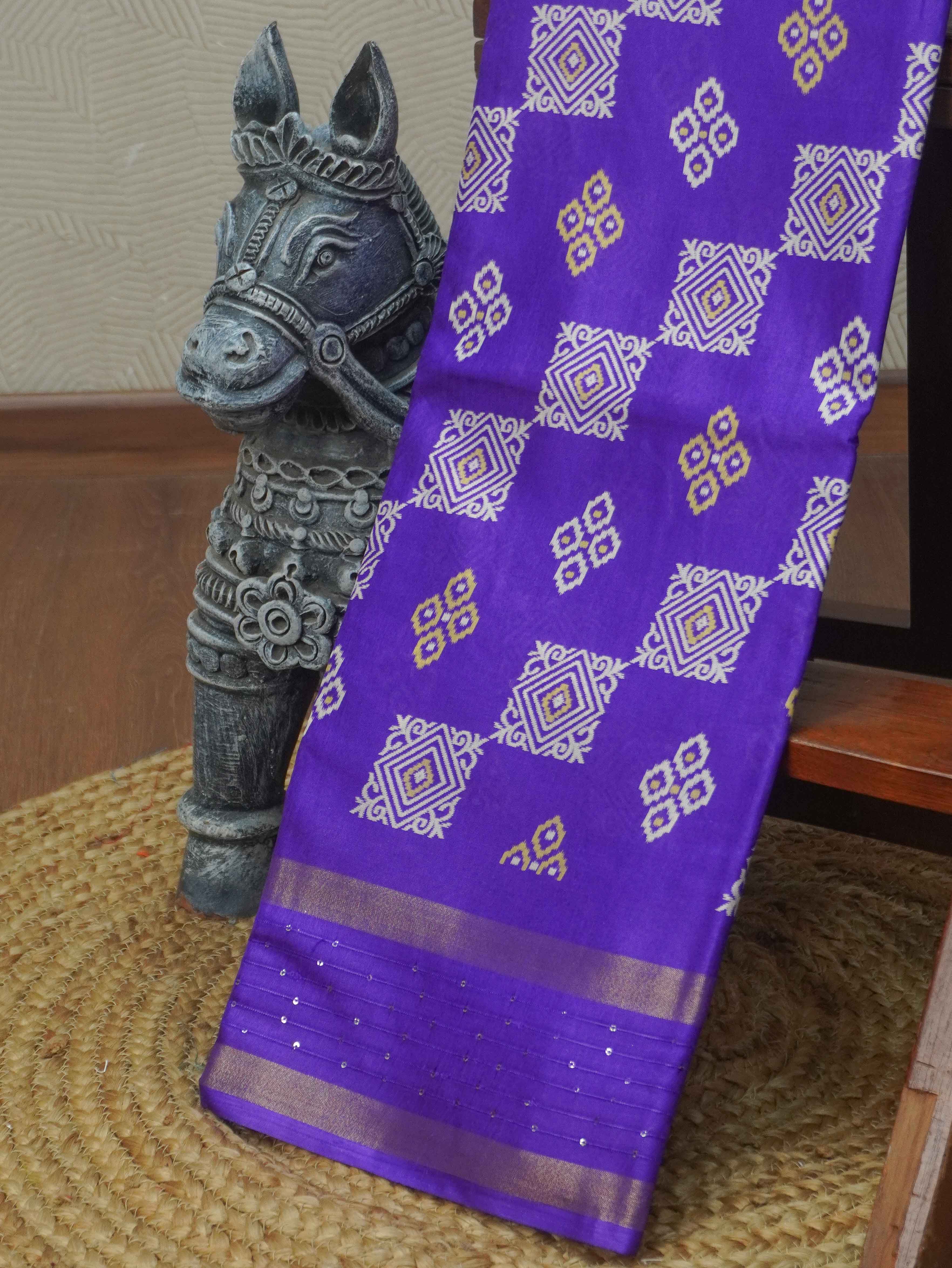Printed Dola Saree | TTDS3431