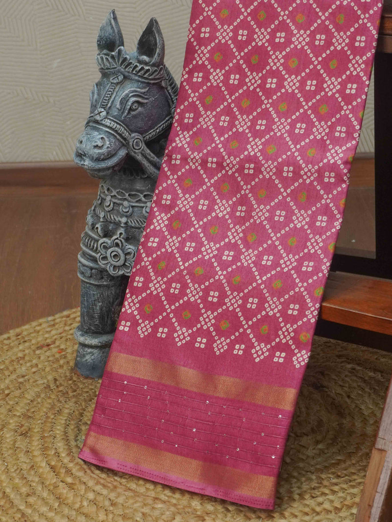 Printed Dola Saree | TTDS3432