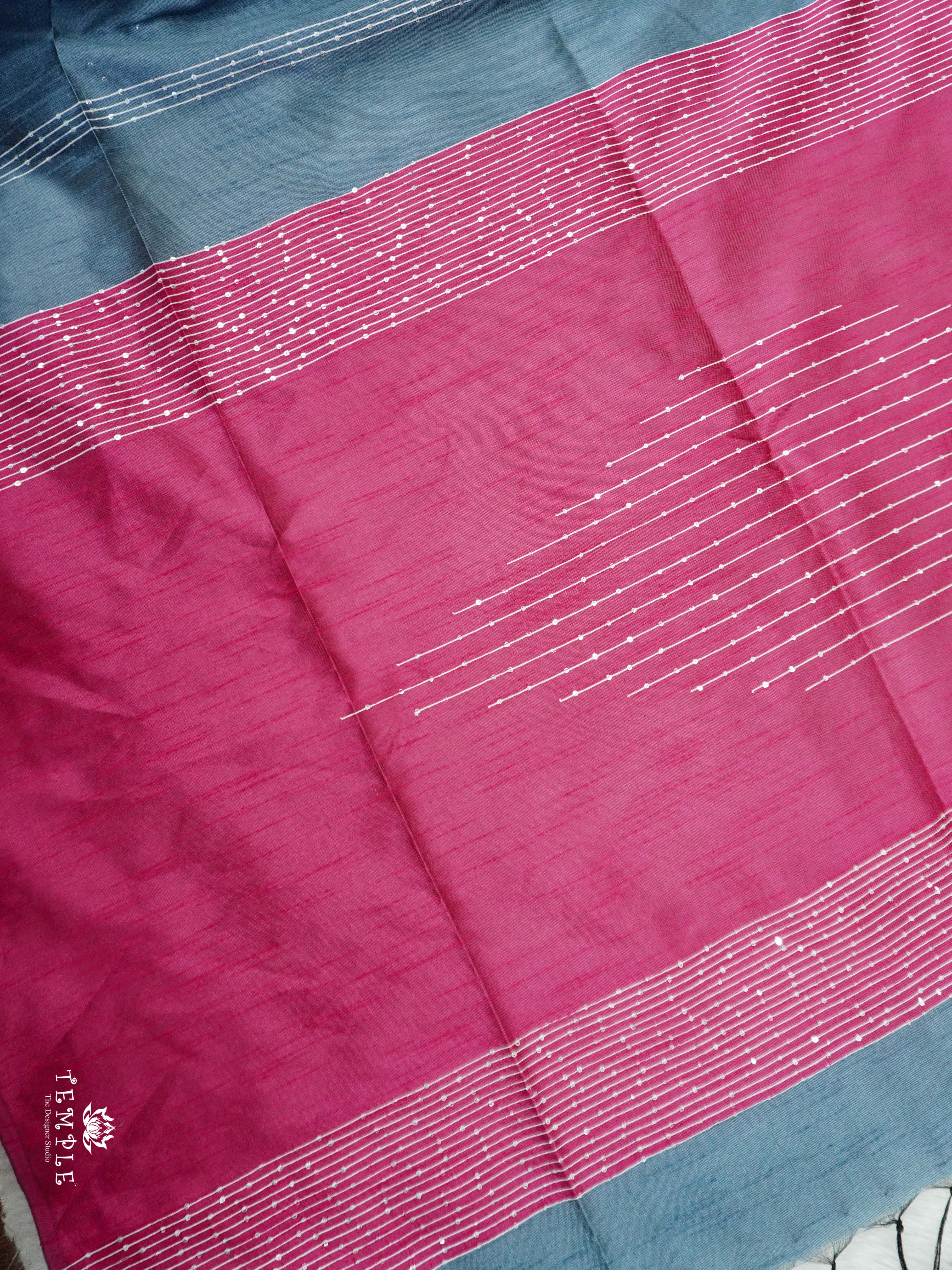 Raw Silk Saree with sequins Work | TTDS2100