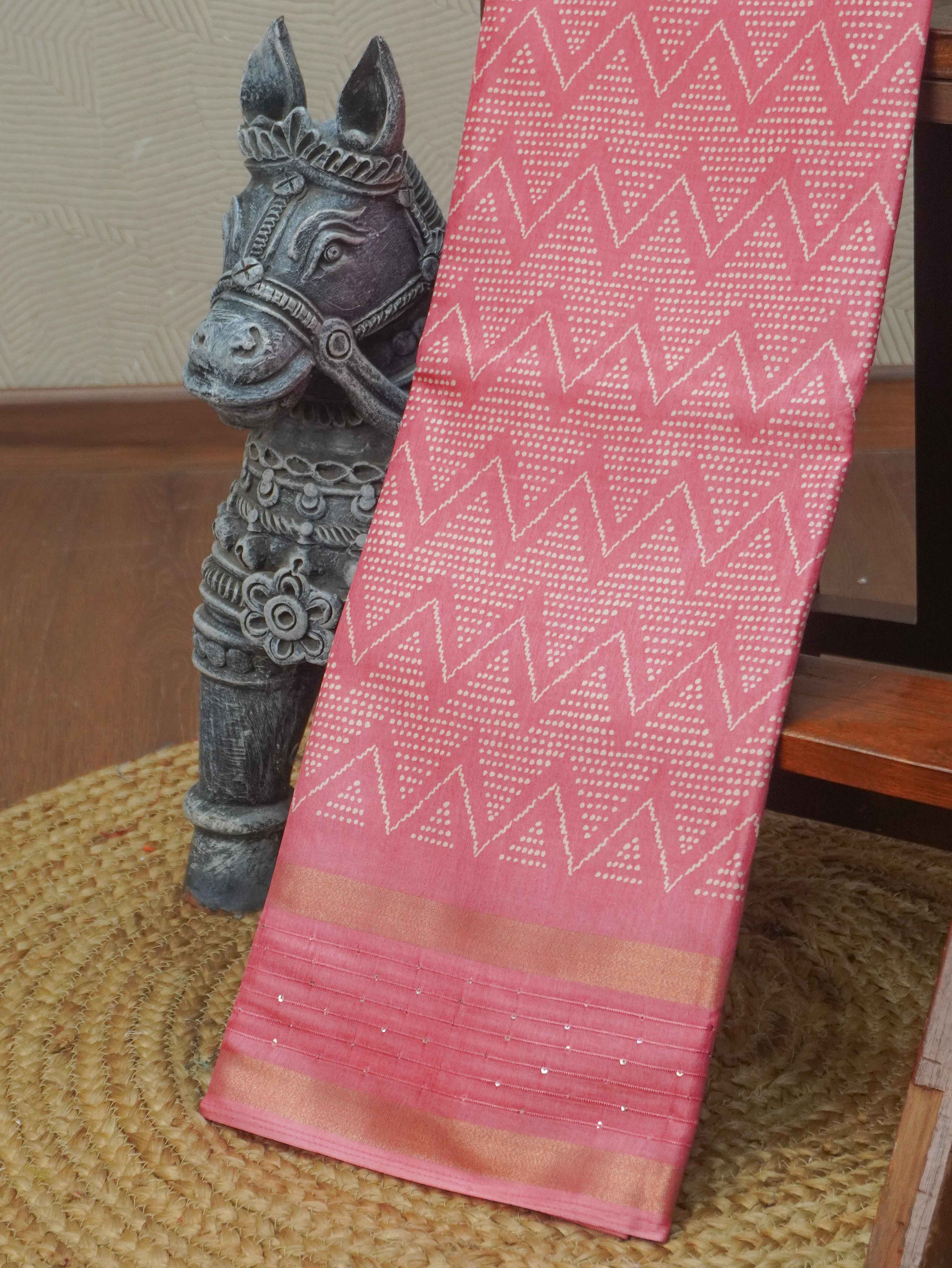 Printed Dola Saree | TTDS3433