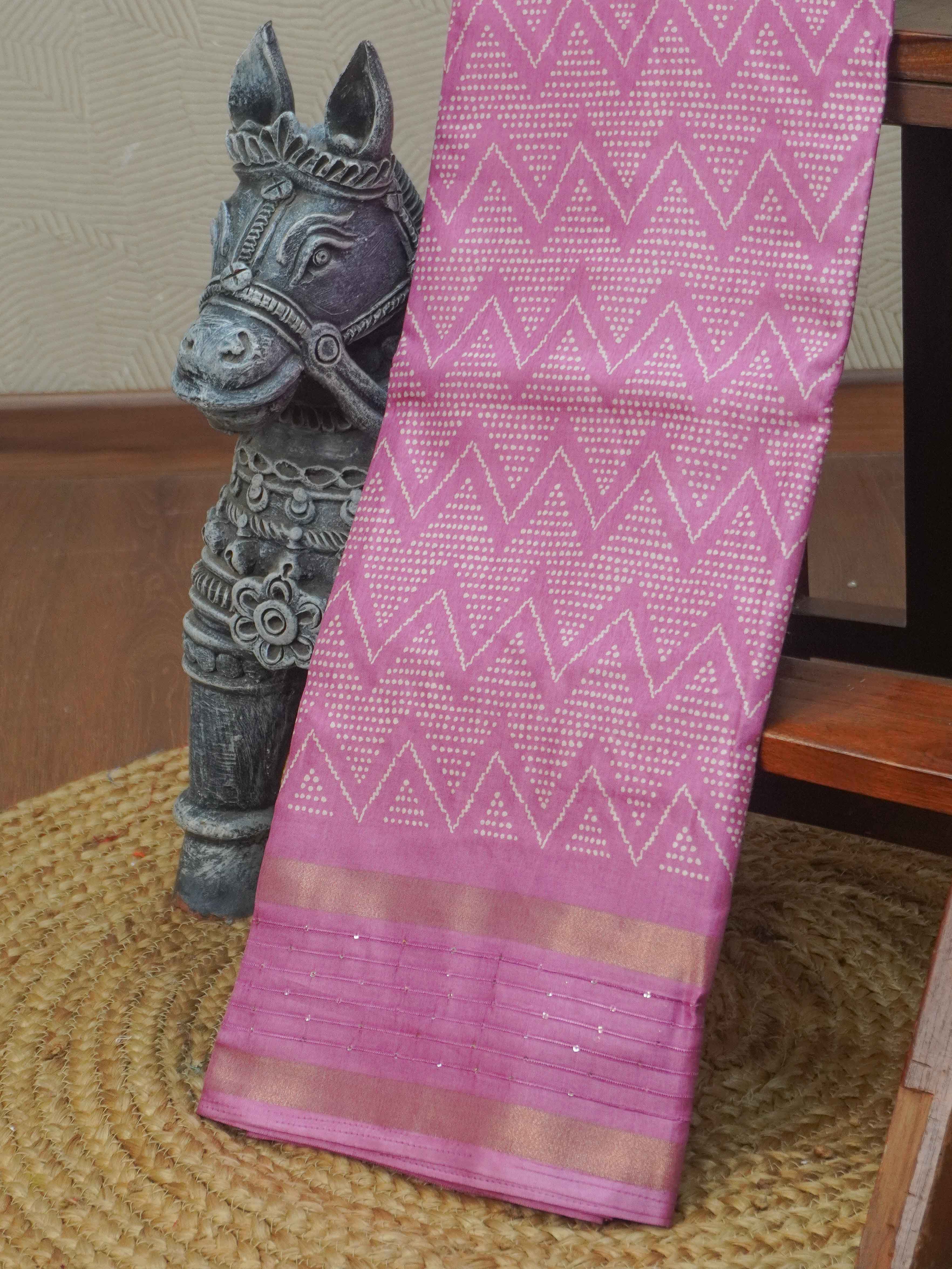 Printed Dola Saree | TTDS3433
