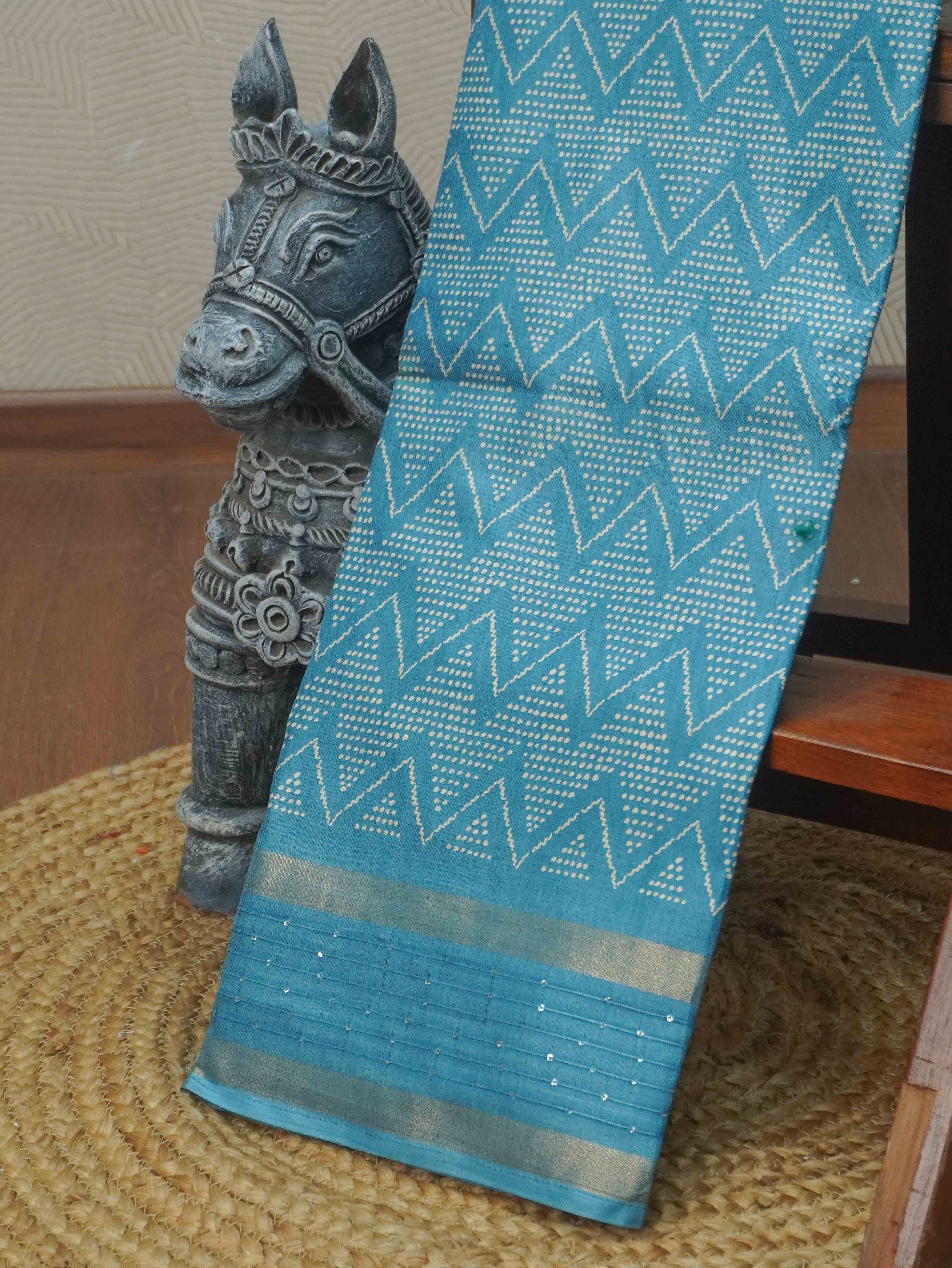 Printed Dola Saree | TTDS3433