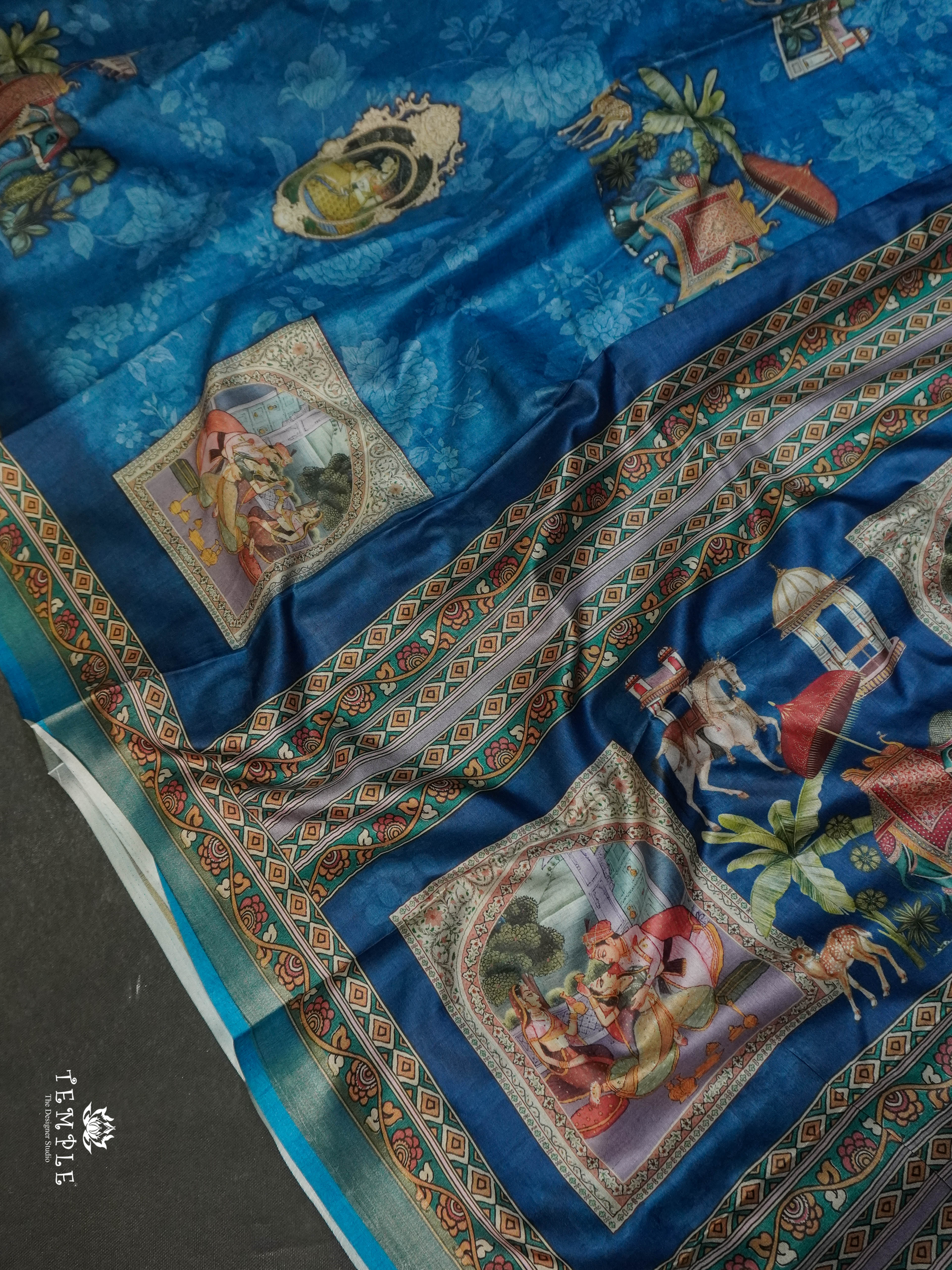 Mughal Printed Saree | TTDS1528 | Merry Deals