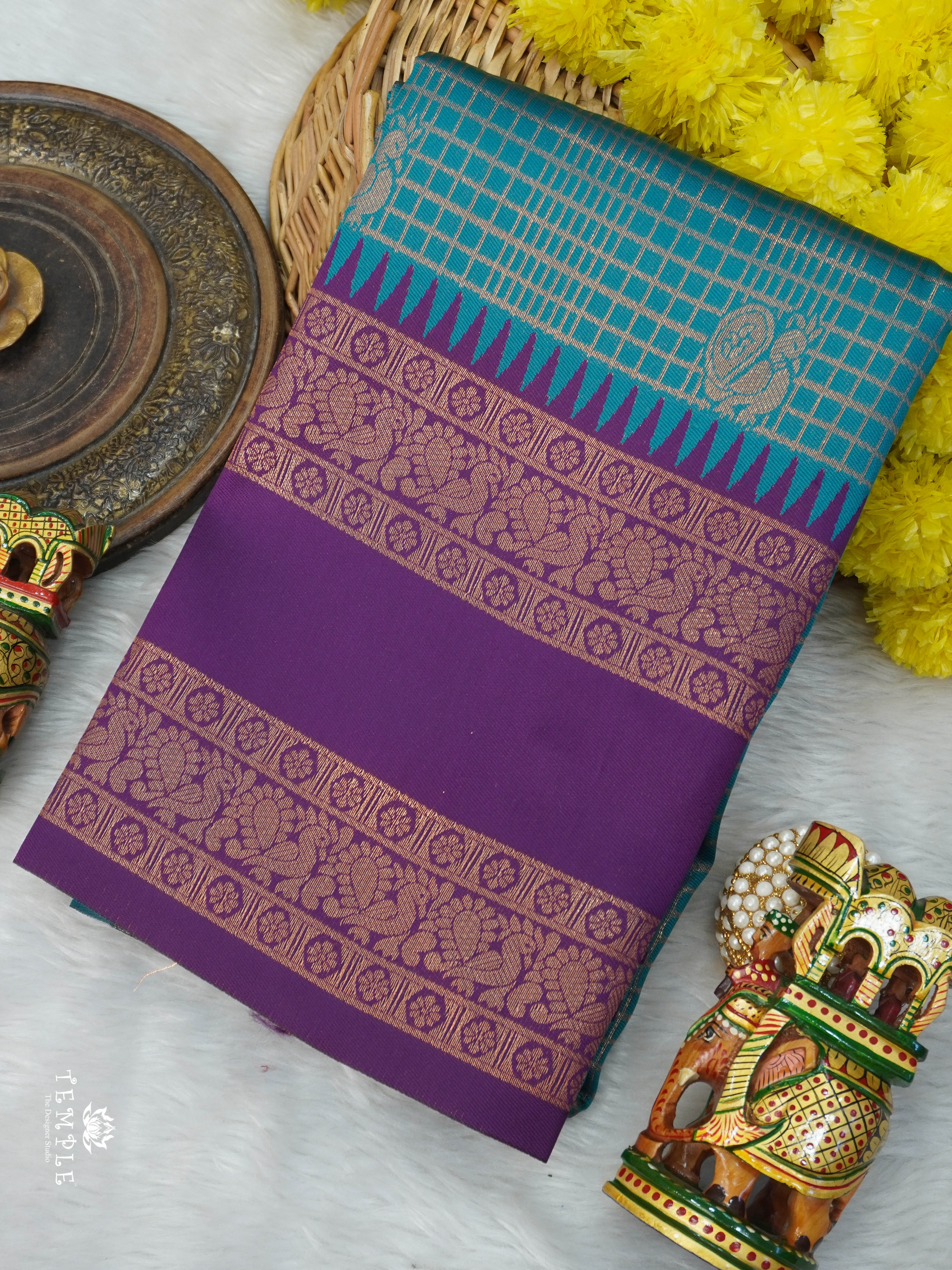 Semi Silk Saree | TTDS2998